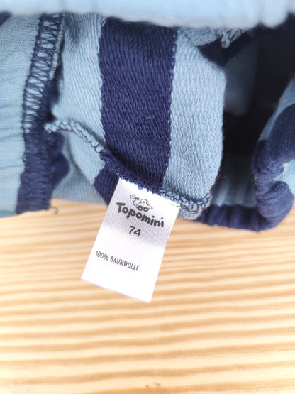Topomini Shorts - gestreift - Größe 74