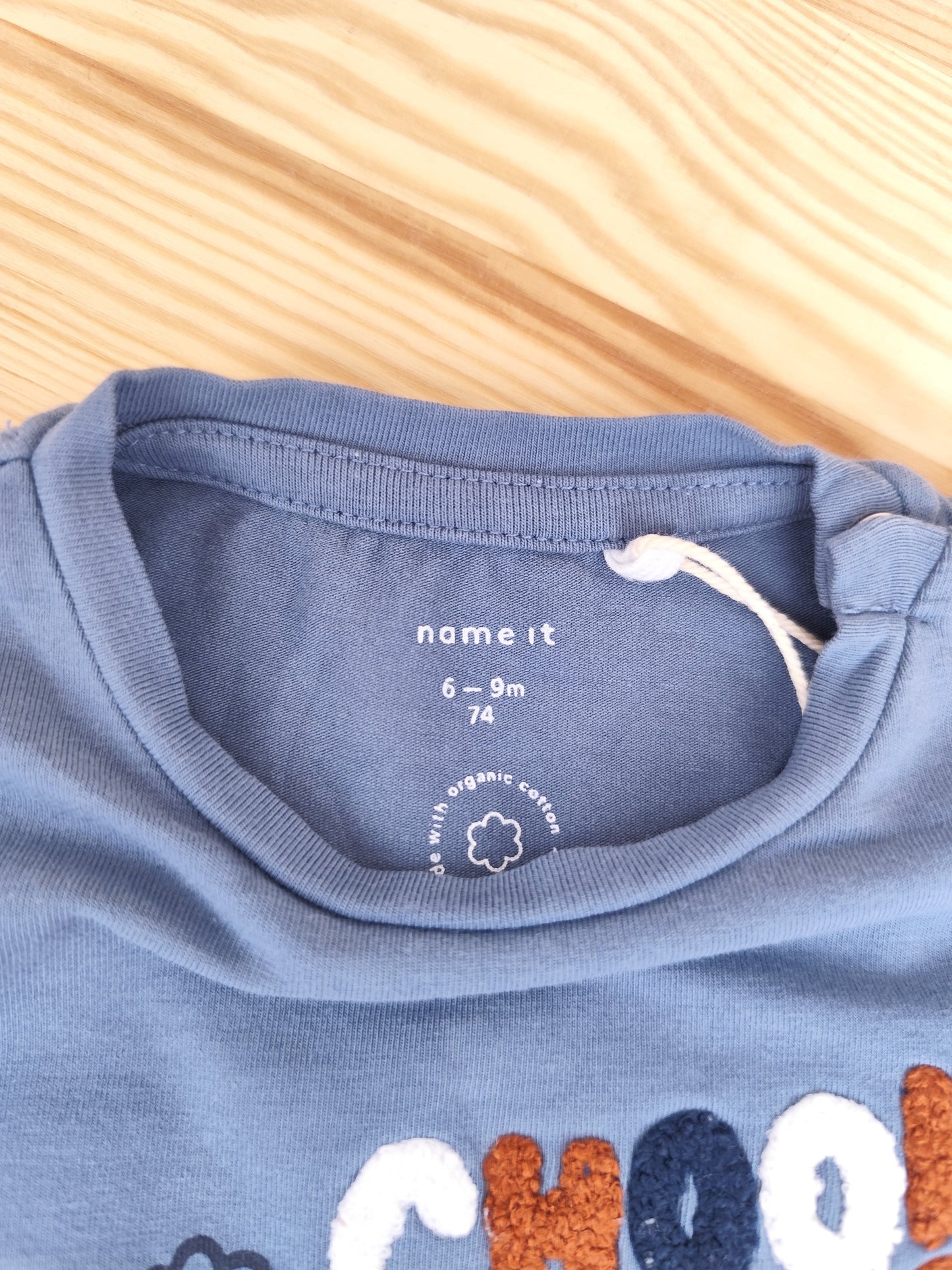 Name It Langarmshirt - Lokomotive - Größe 74