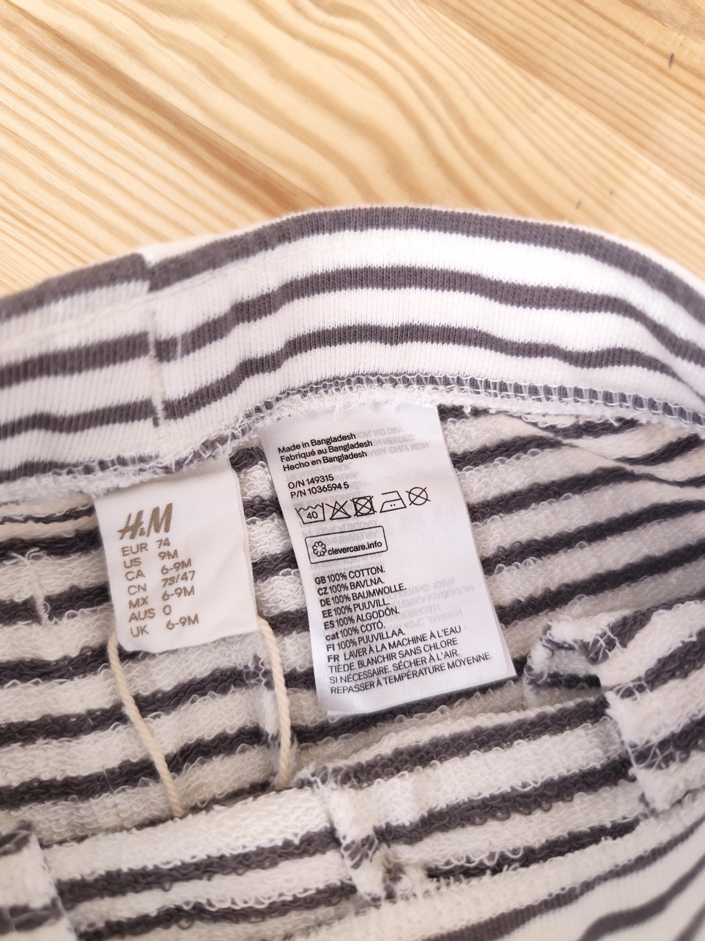 H&M Shorts - gestreift - Größe 74