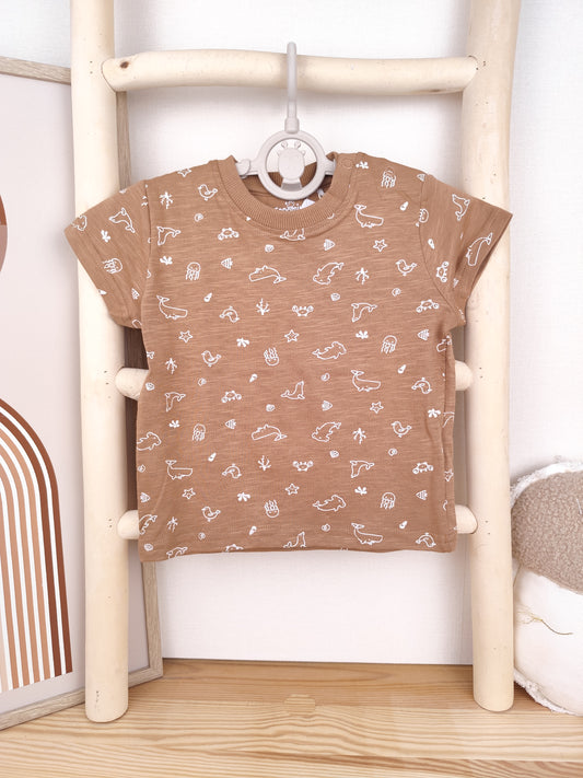 Topomini T-Shirt - Meerestiere - Größe 74