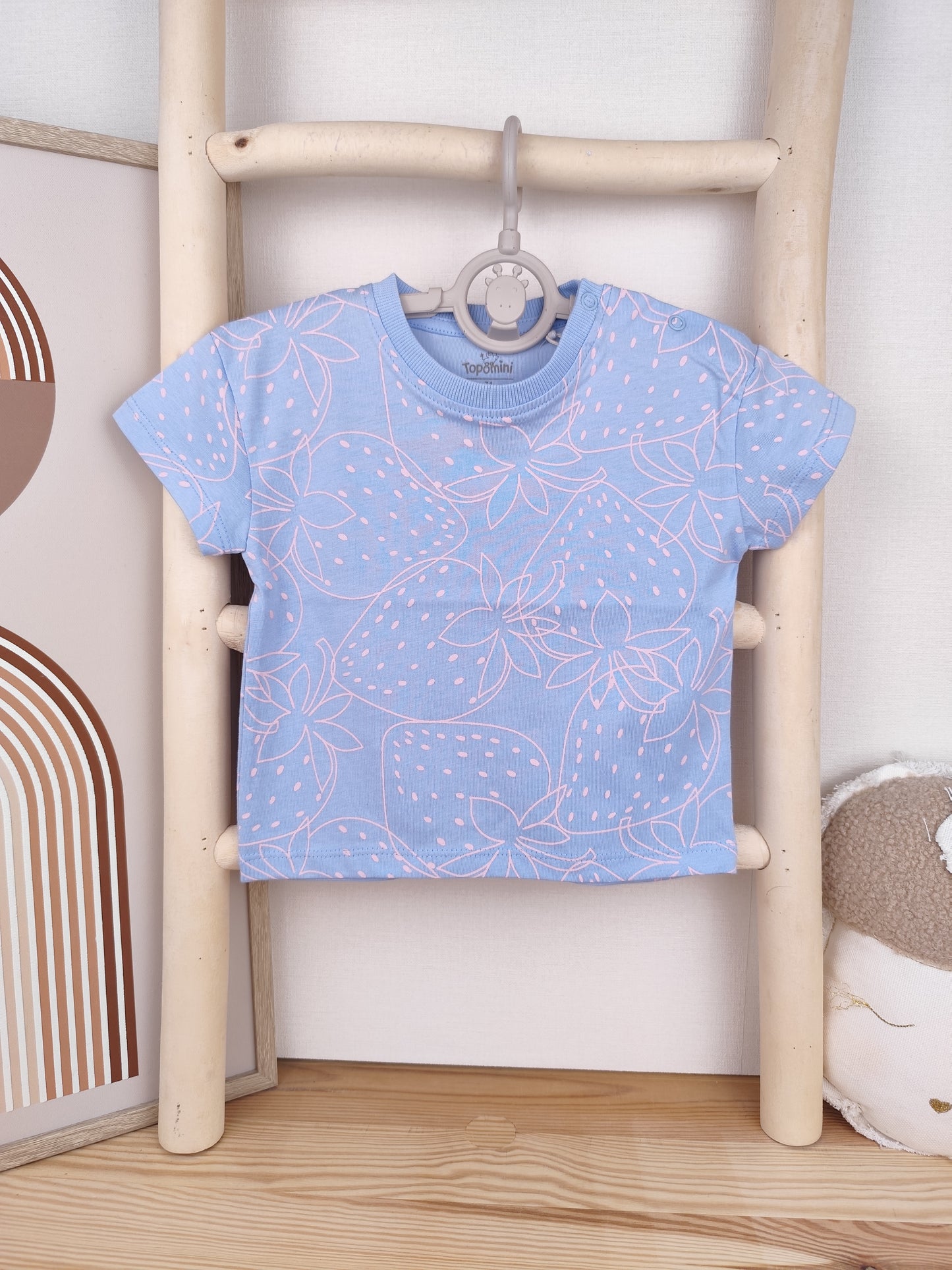 Topomini T-Shirt - Erdbeeren - Größe 74