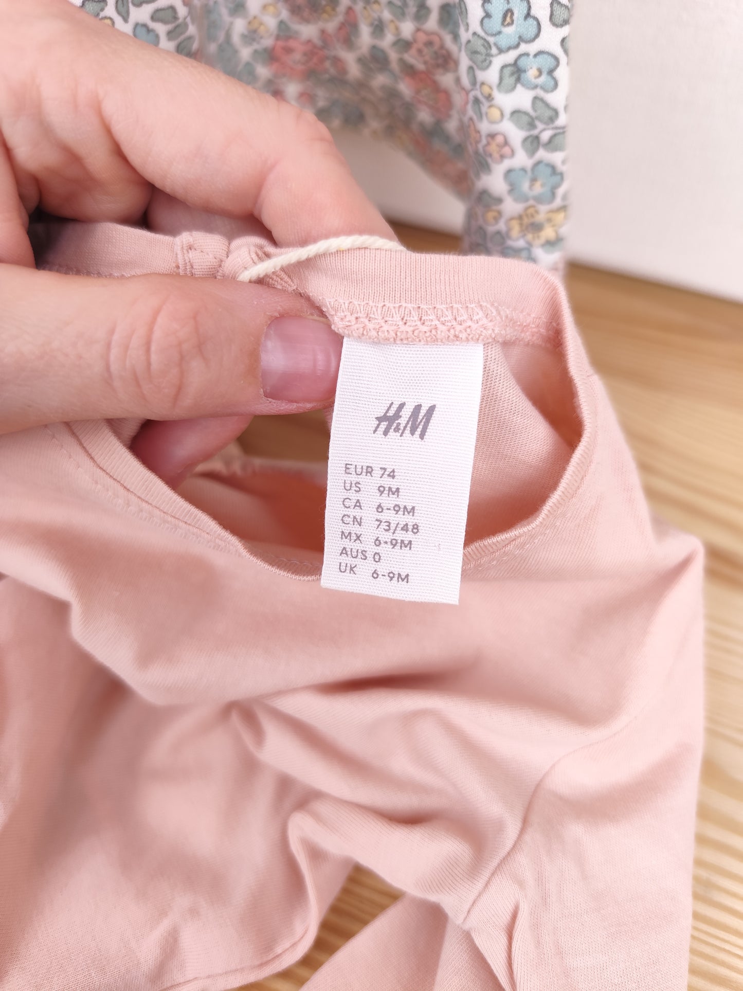 H&M Set - Blumen . Größe 74