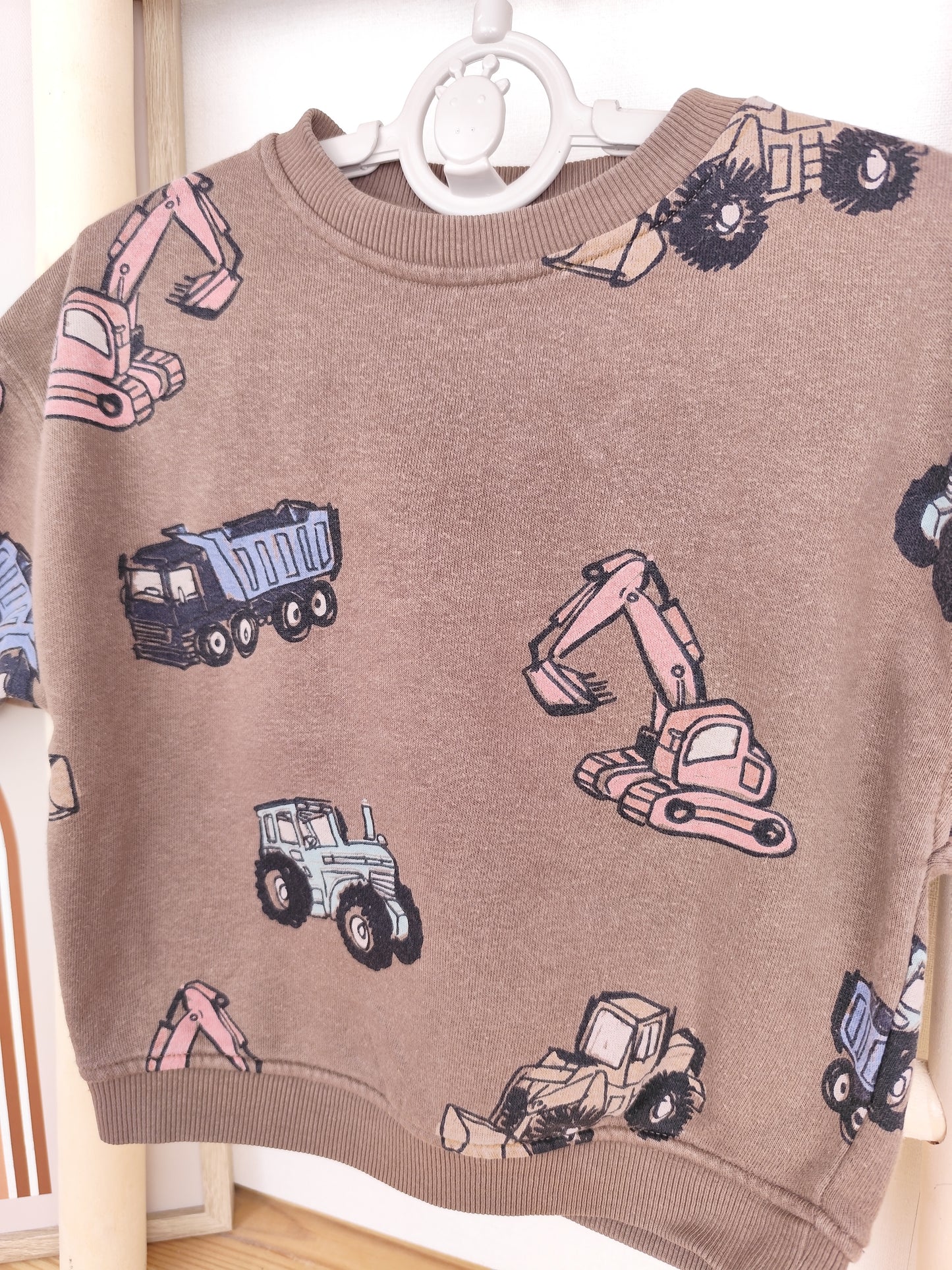 Next Pullover - Baustellenfahrzeuge - Größe 80 (B-Ware)