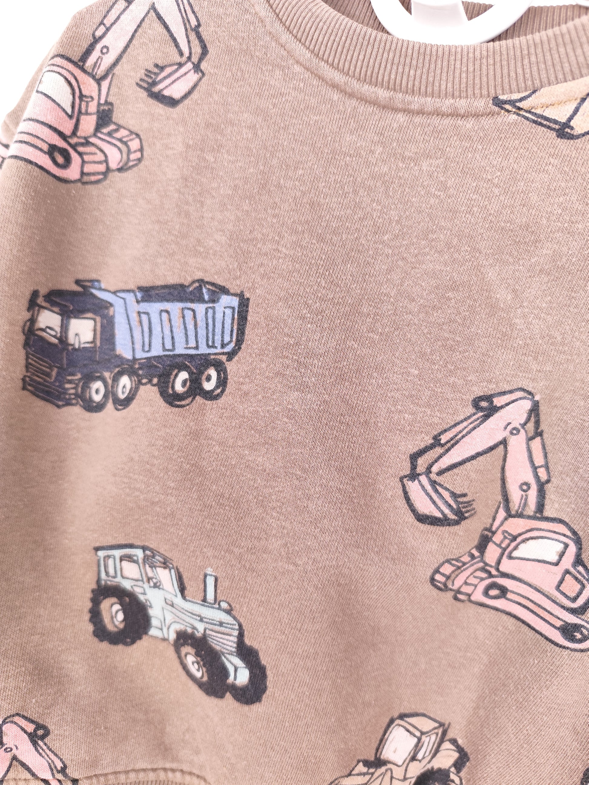 Next Pullover - Baustellenfahrzeuge - Größe 80 (B-Ware)