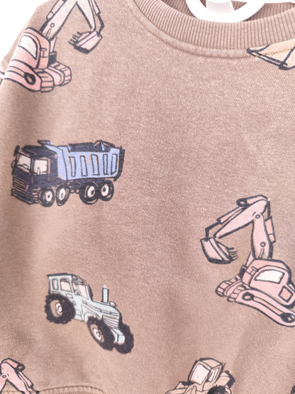 Next Pullover - Baustellenfahrzeuge - Größe 80 (B-Ware)