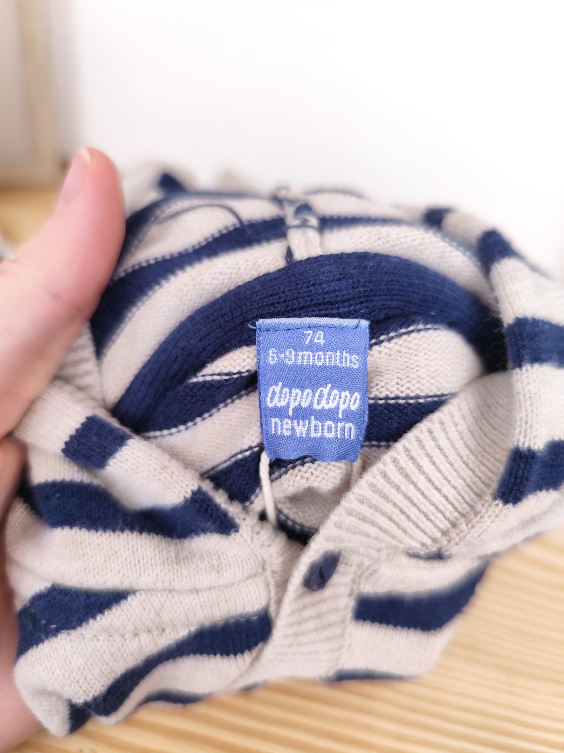 Dopodopo Pullover - gestreift - Größe 74