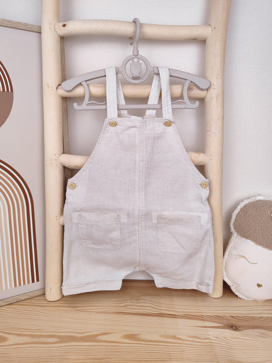 H&M Latzhose - Leinen - Größe 74