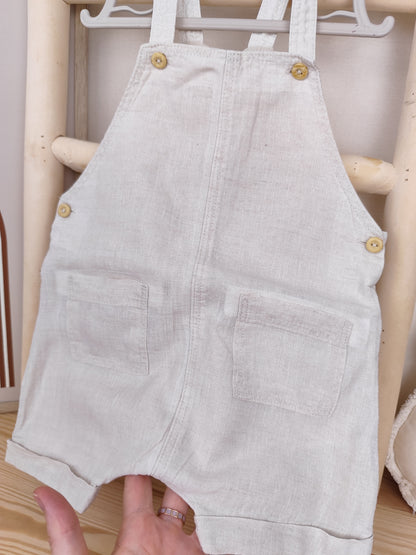 H&M Latzhose - Leinen - Größe 74