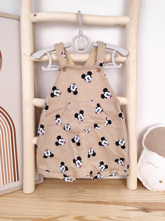 H&M Latzhose - Mickey Mouse - Größe 74