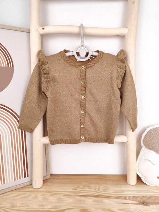 Name It Strickjacke - Glitzer - Größe 74