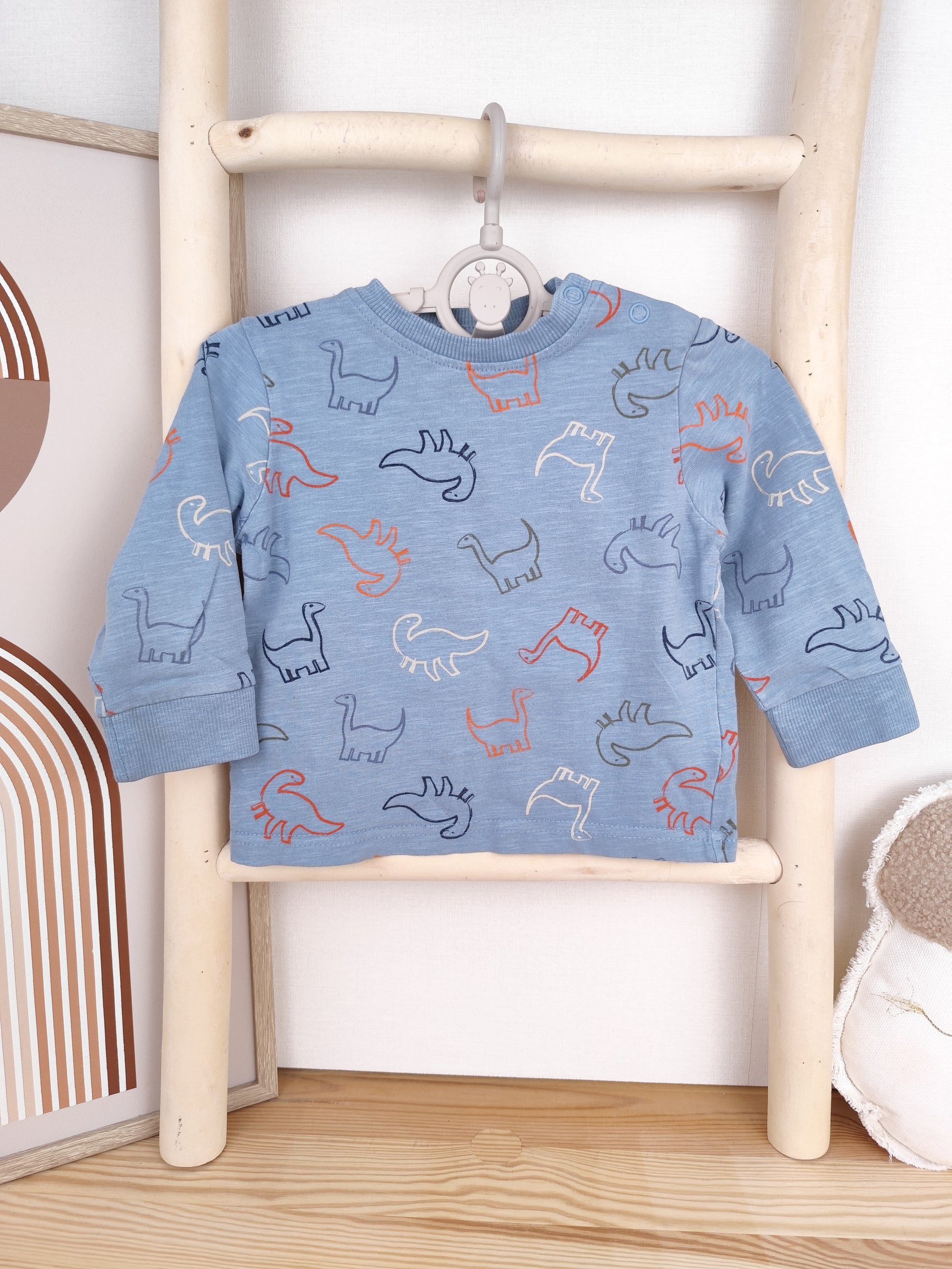 Topomini Langarmshirt - Dino - Größe 74