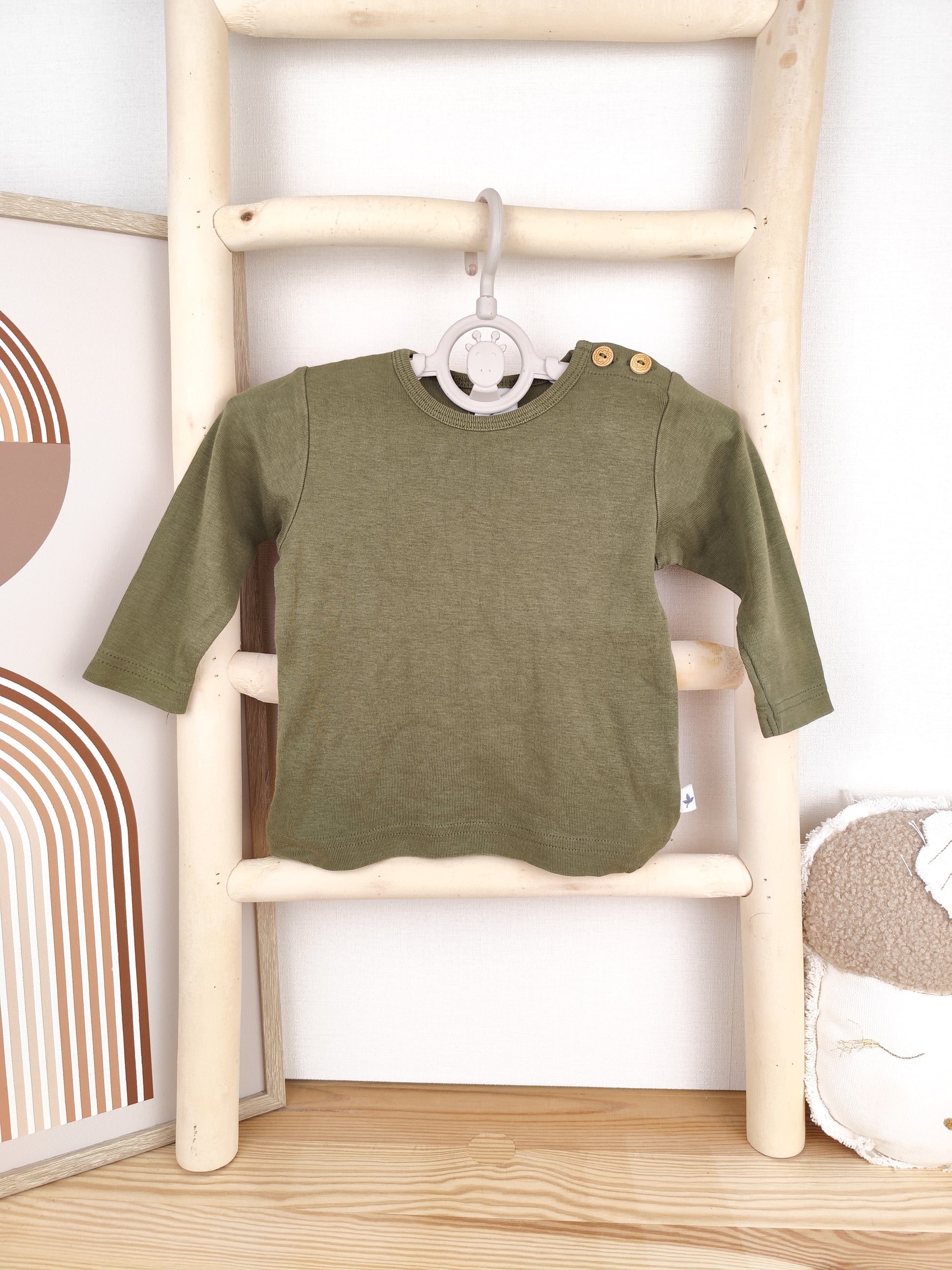 Leela Cotton Langarmshirt - Größe 62/68