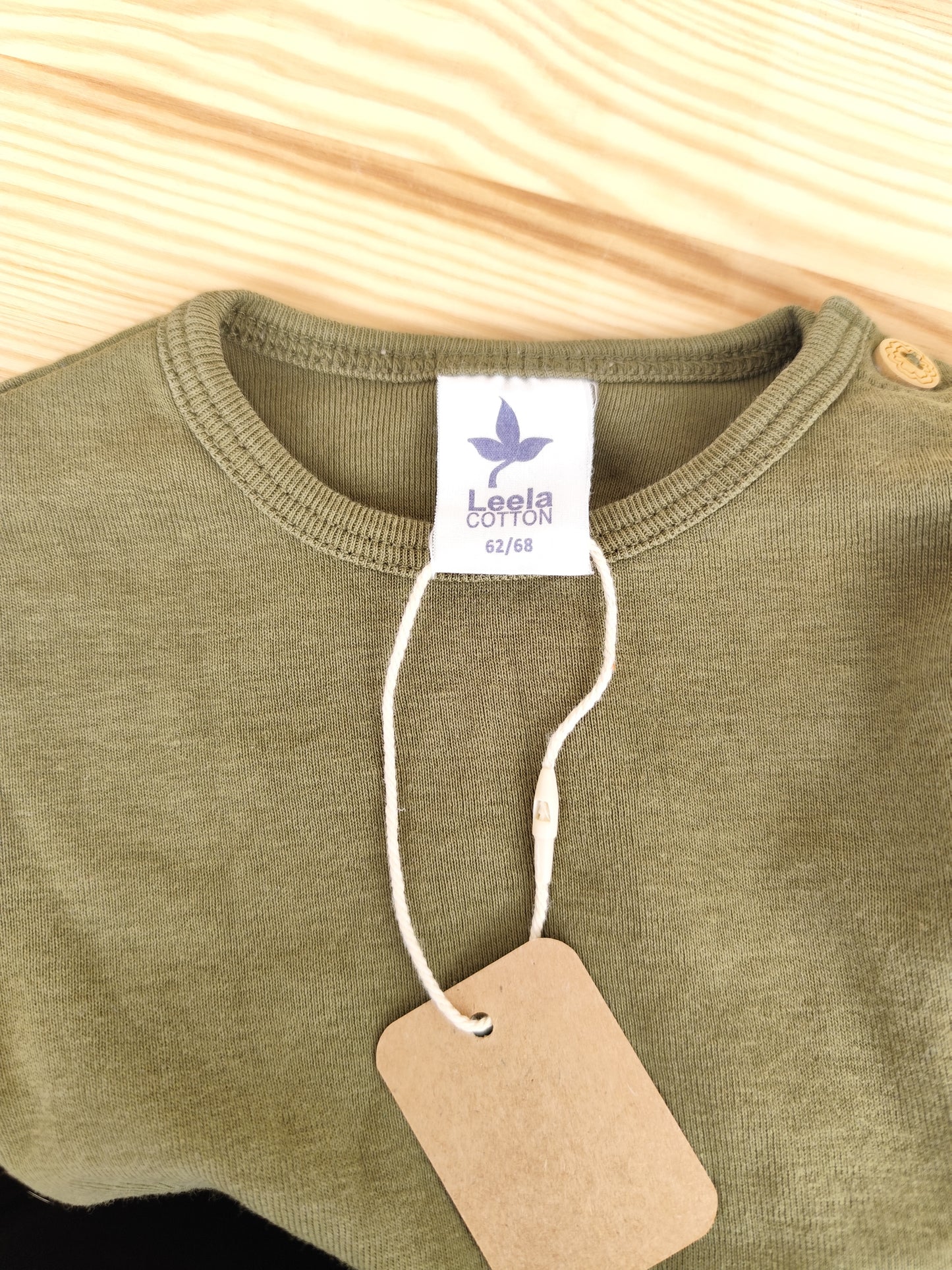 Leela Cotton Langarmshirt - Größe 62/68