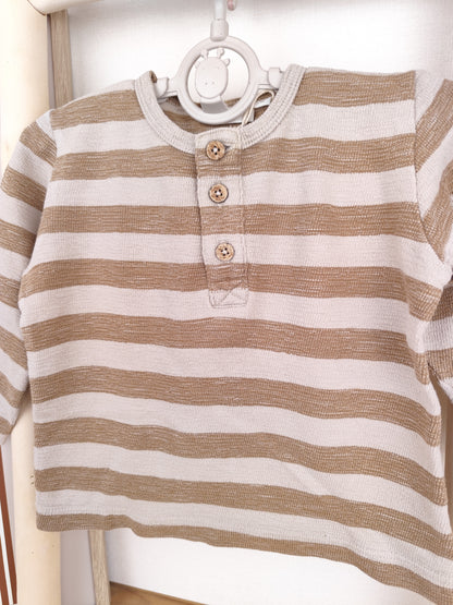 Lil'Atelier Langarmshirt - gestreift - Größe 80
