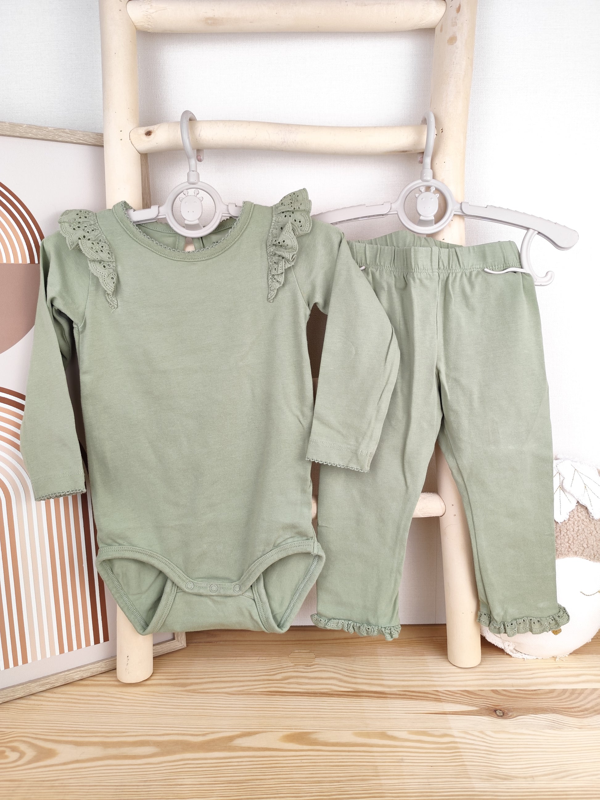 Name It Set - Rüschen - Größe 80