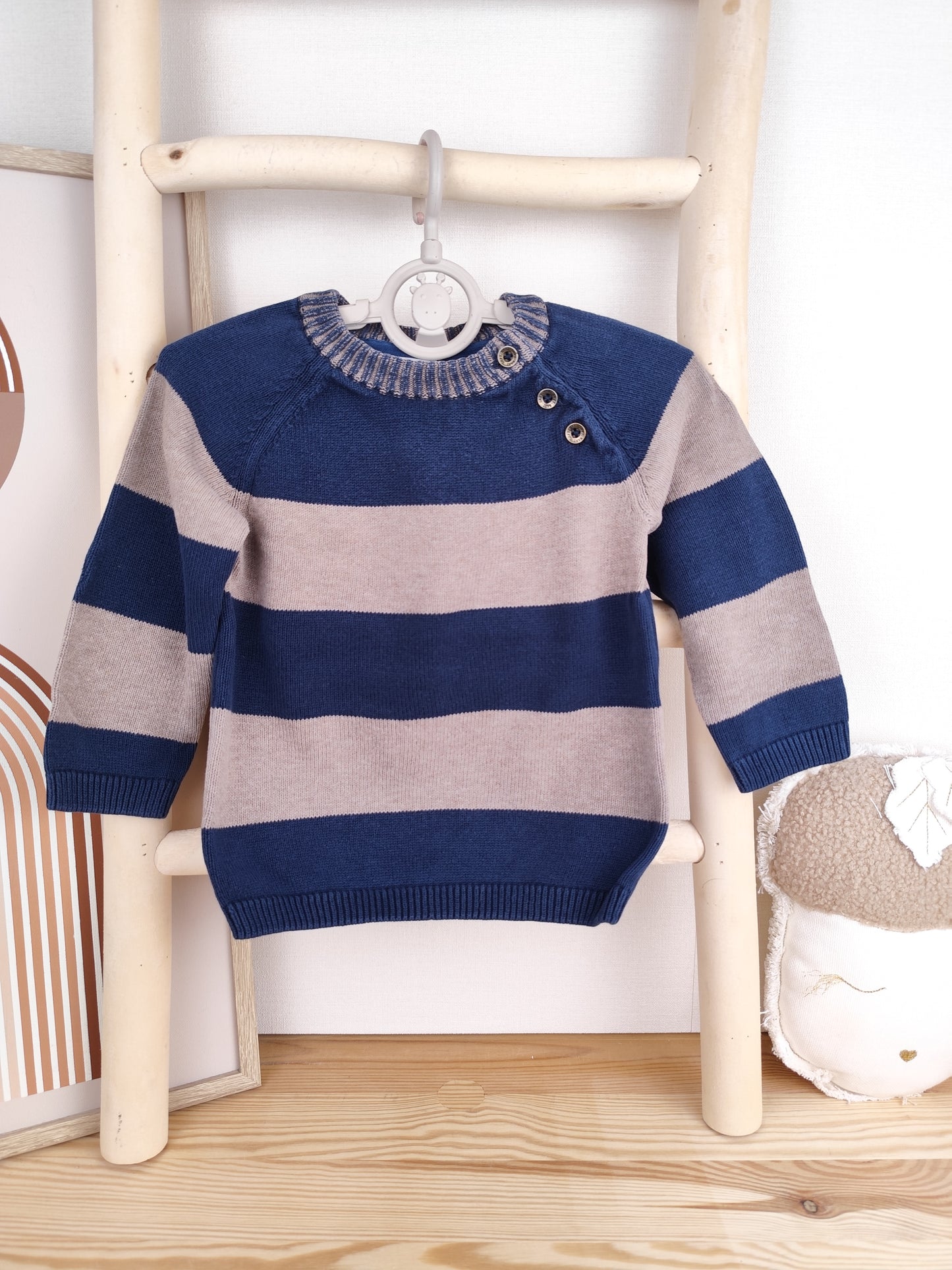 H&M Pullover - gestreift - Größe 80