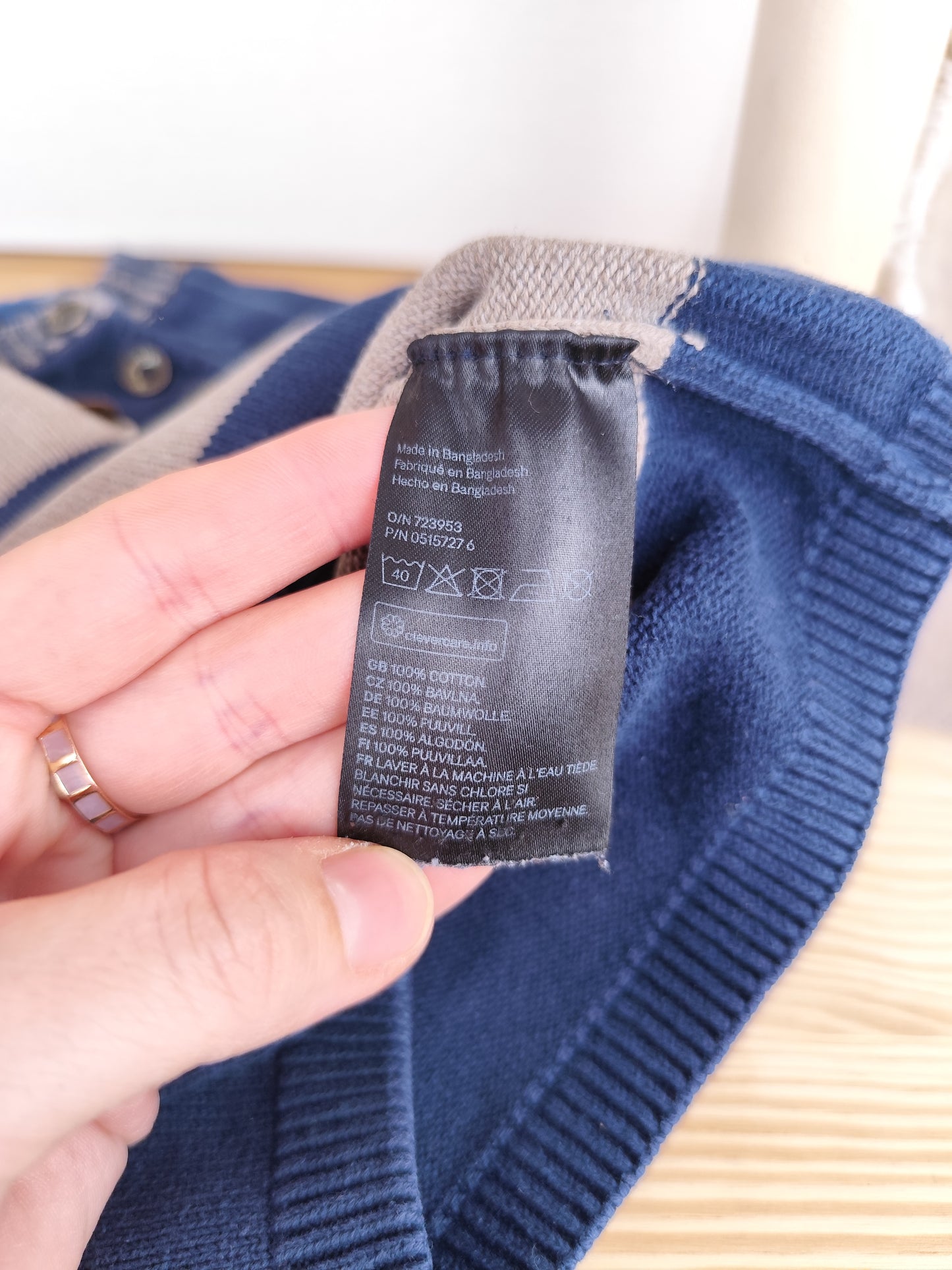 H&M Pullover - gestreift - Größe 80