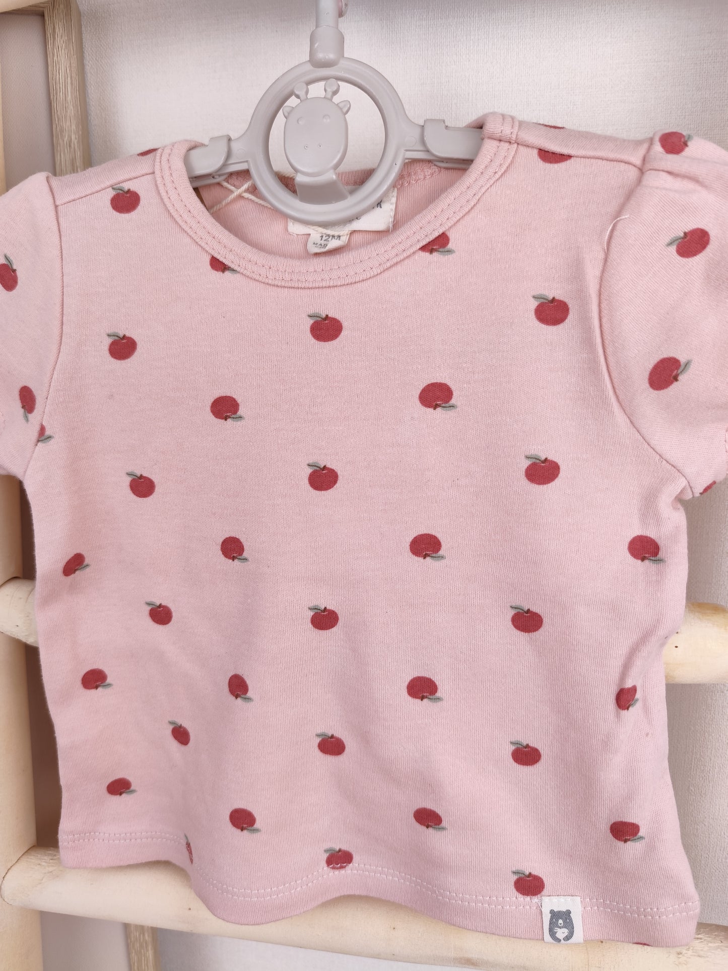 Rabbit + Bear T-Shirt - Apfel - Größe 80