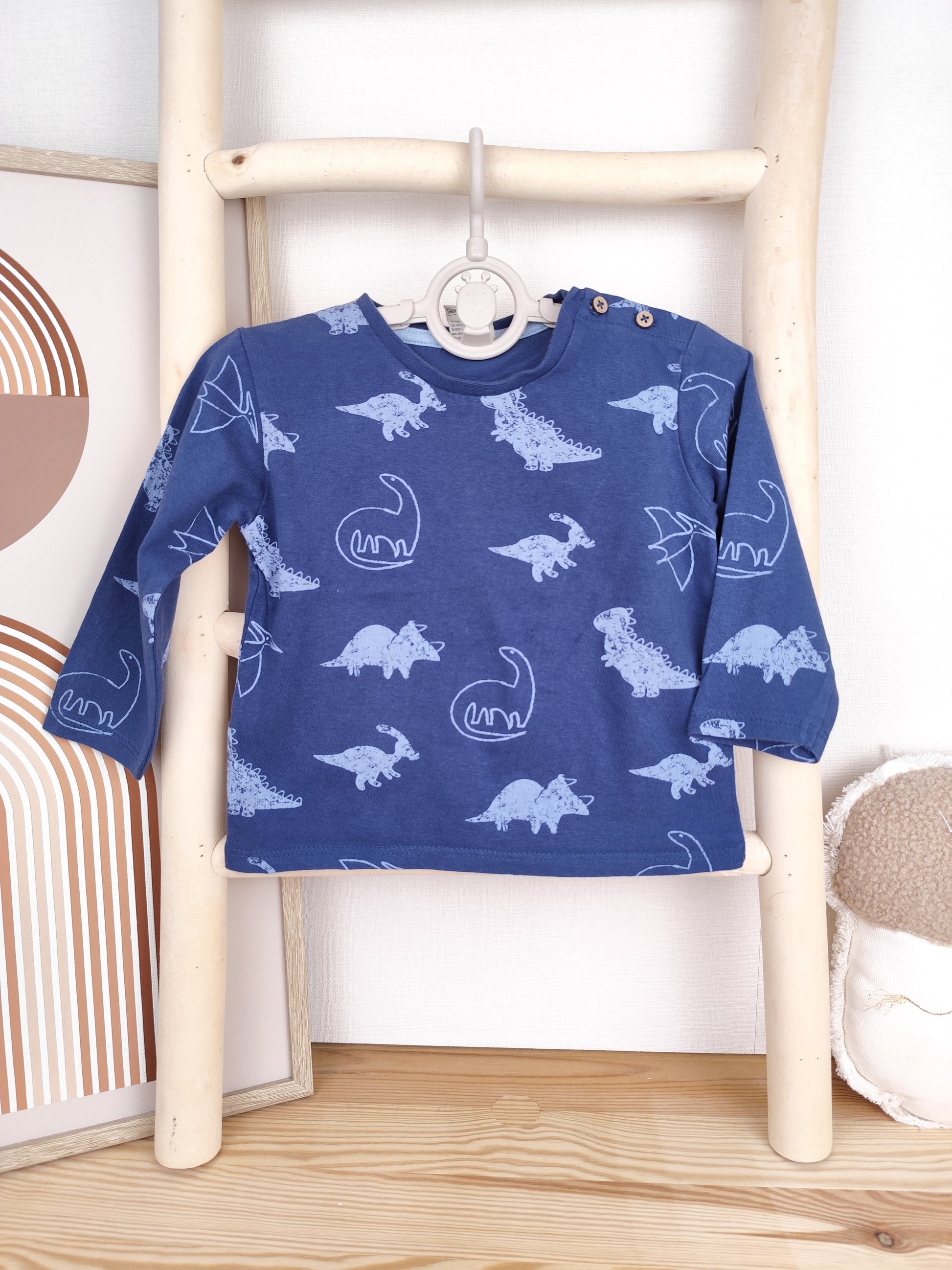 Alana Langarmshirt - Dino - Größe 80