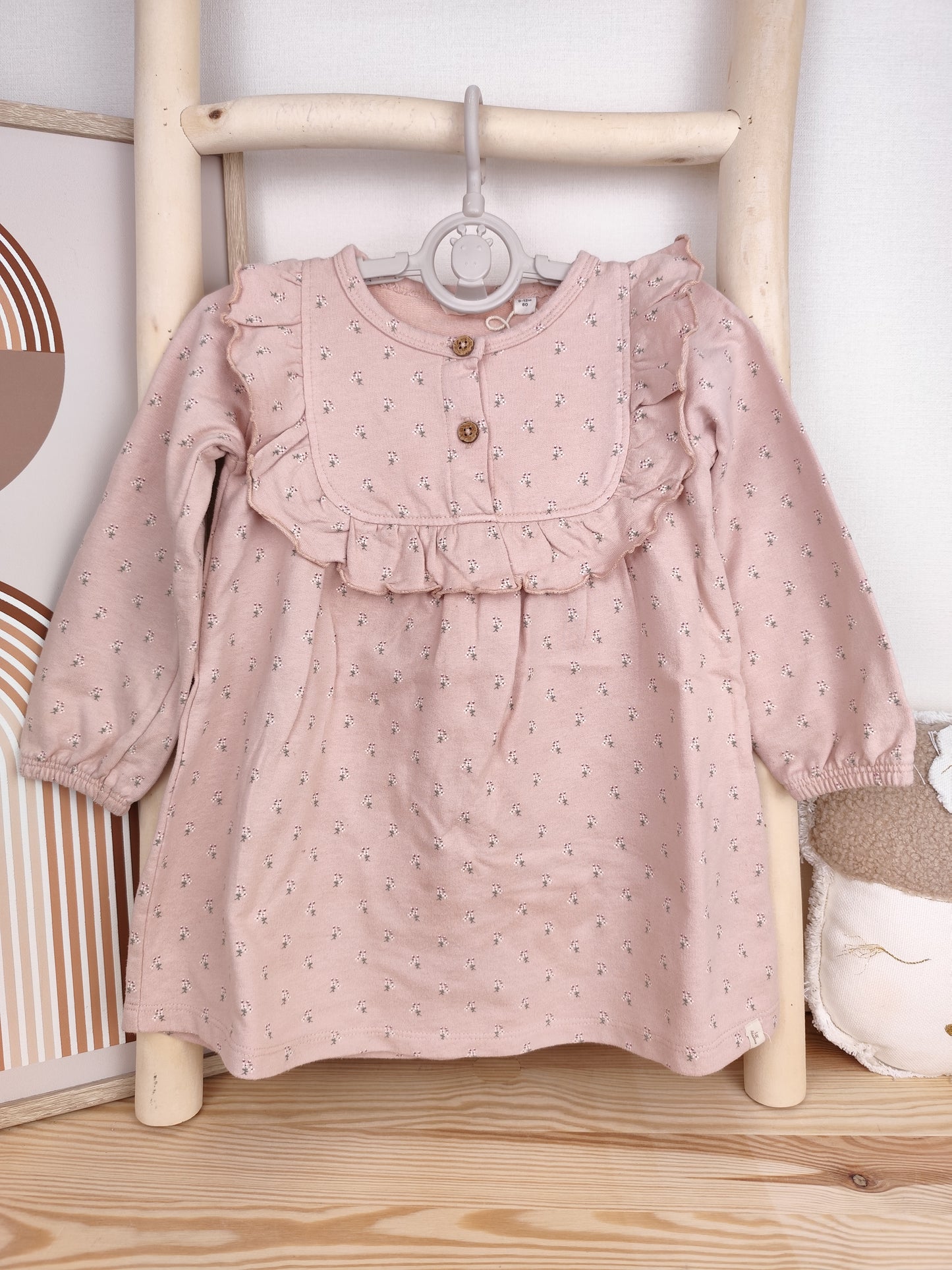 Lil'Atelier Kleid - Blumen - Größe 80 (B-Ware)