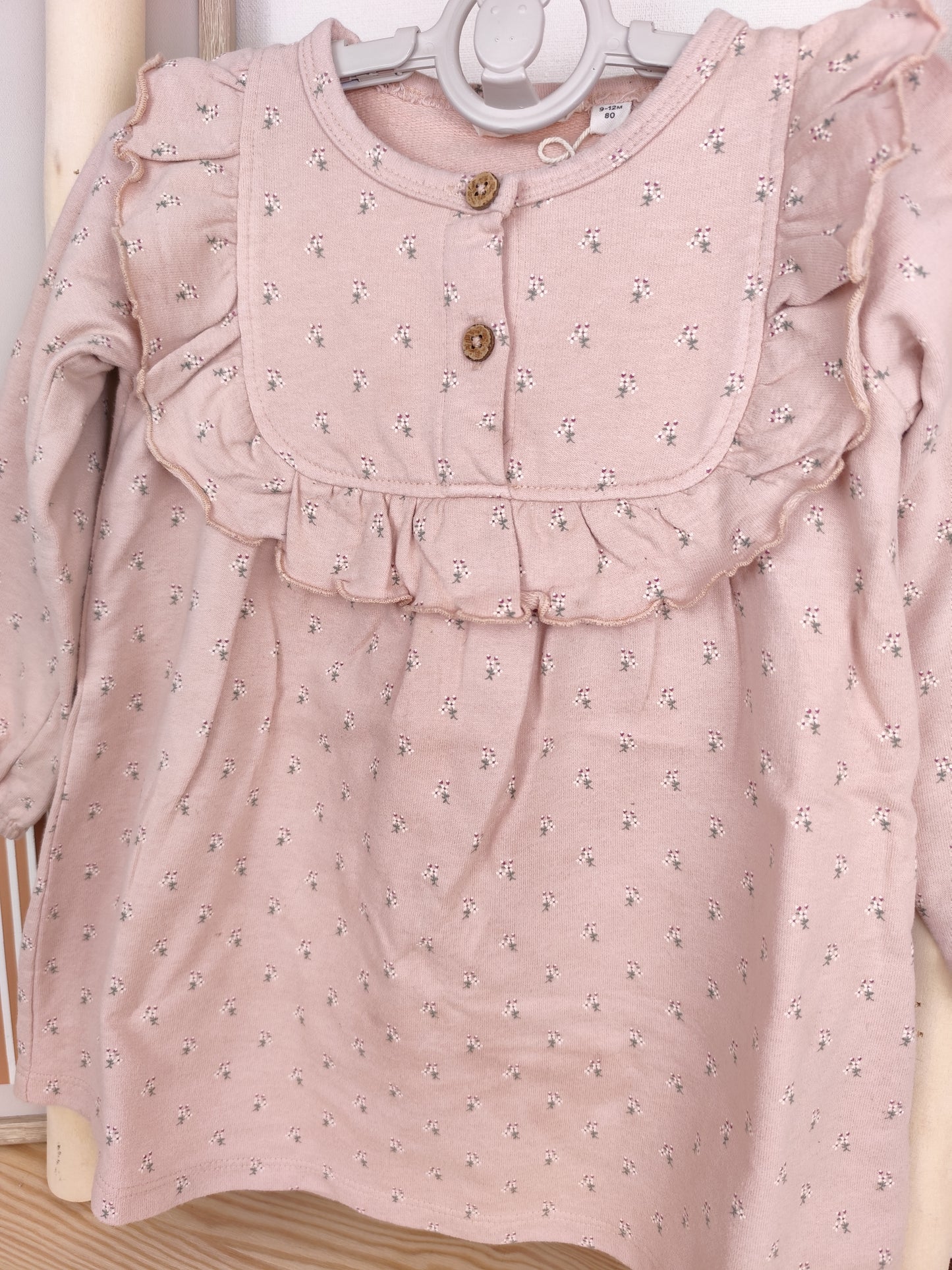 Lil'Atelier Kleid - Blumen - Größe 80 (B-Ware)