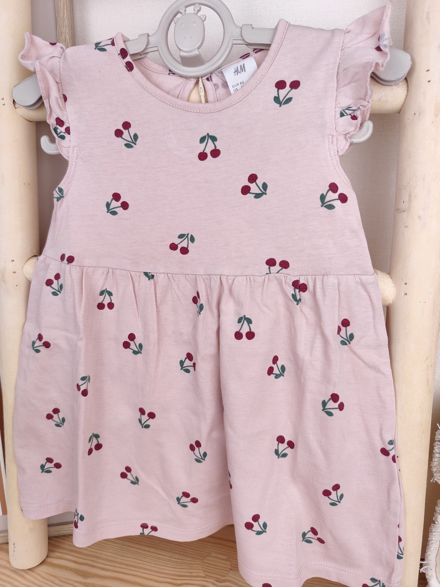 H&M Kleid - Kirschen - Größe 80
