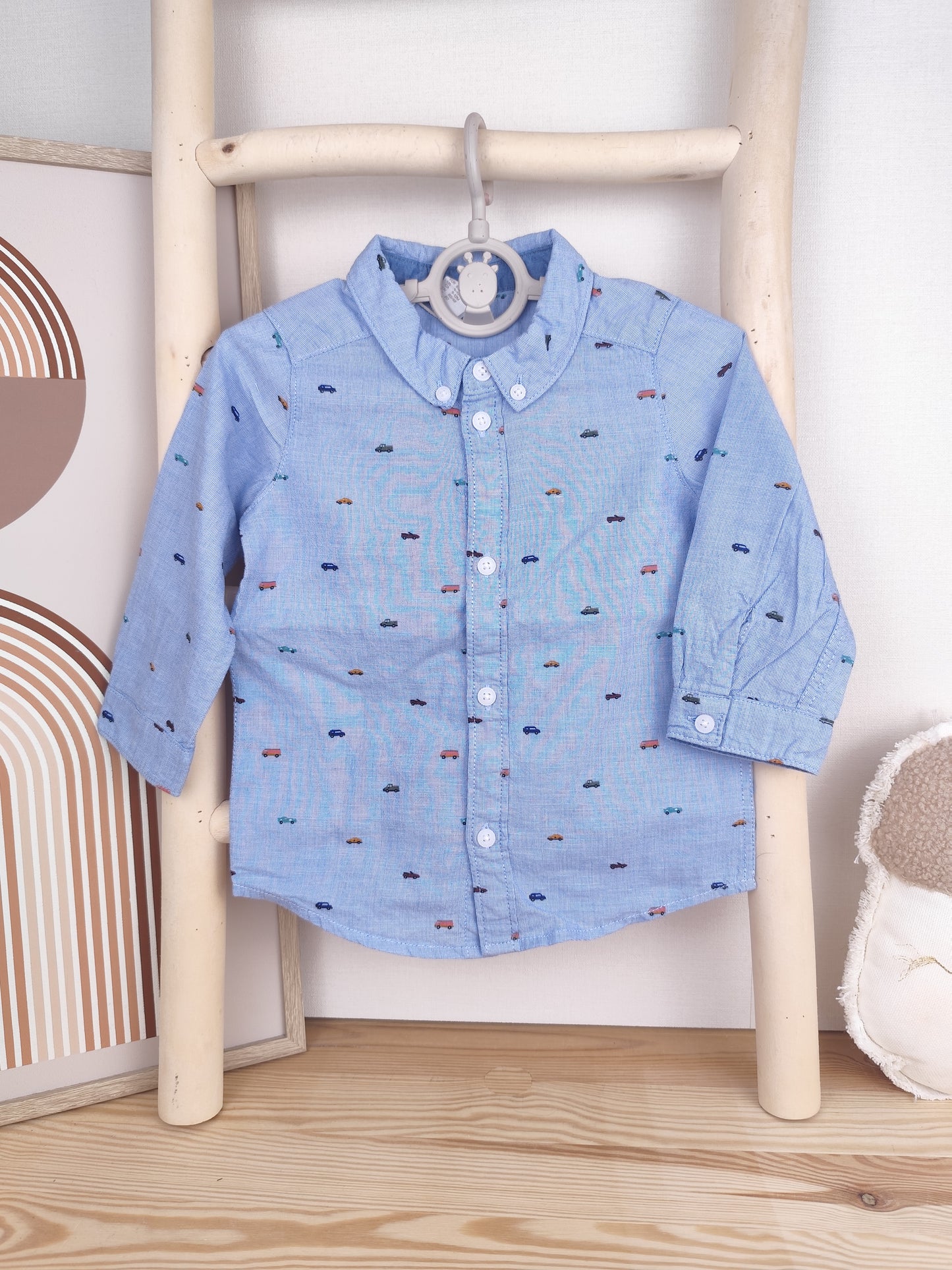 H&M Hemd - Autos - Größe 80