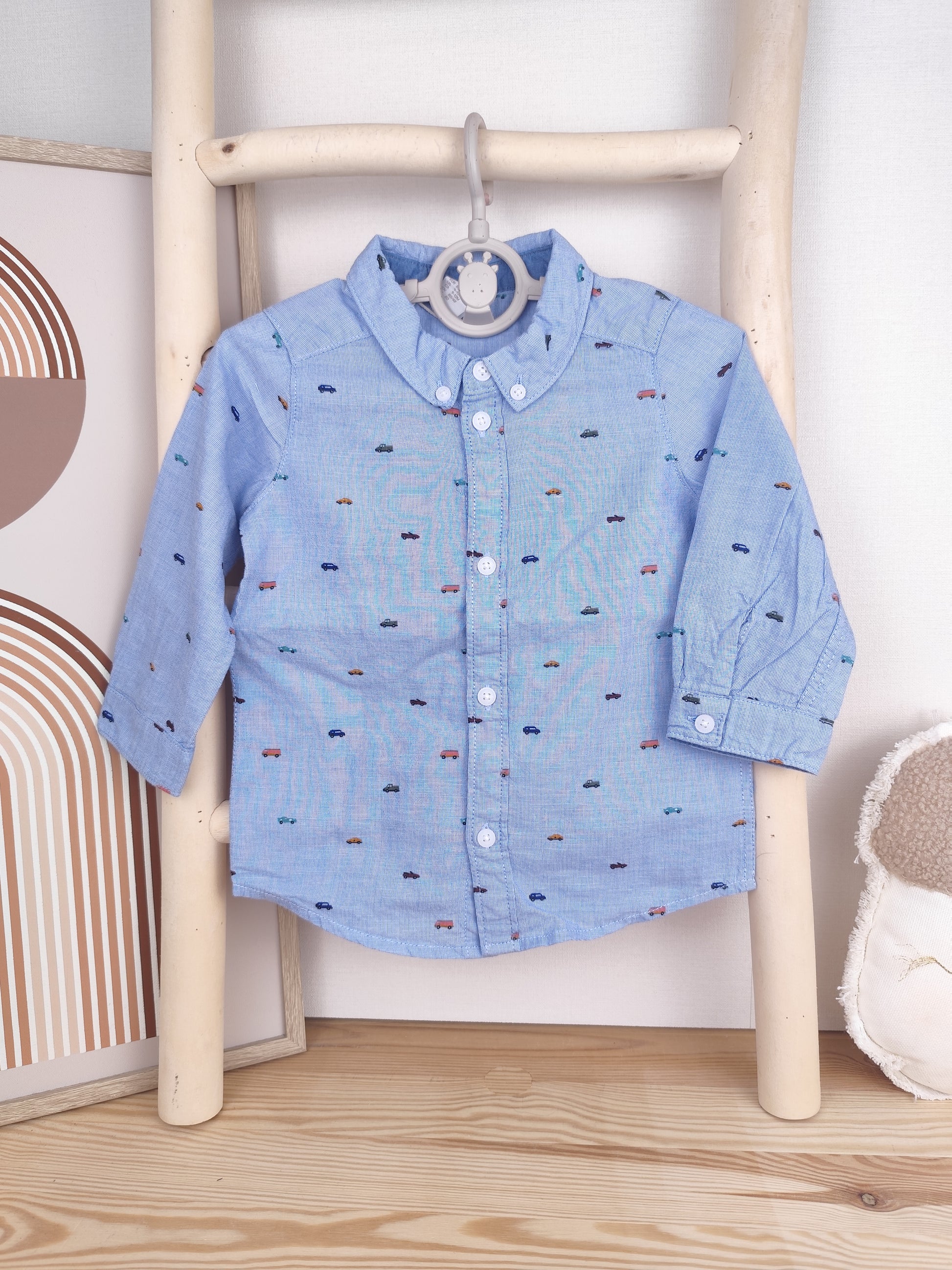 H&M Hemd - Autos - Größe 80