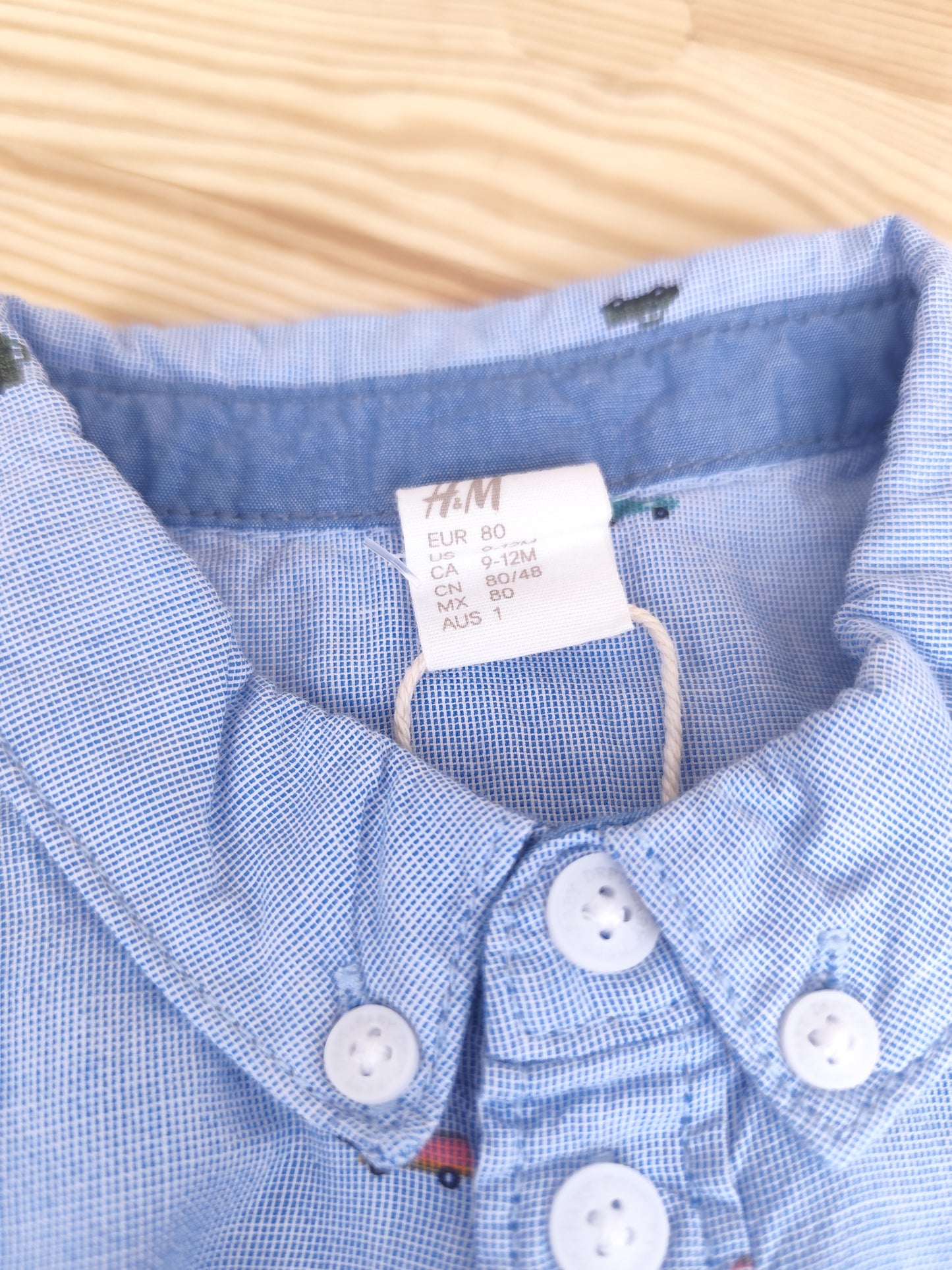 H&M Hemd - Autos - Größe 80