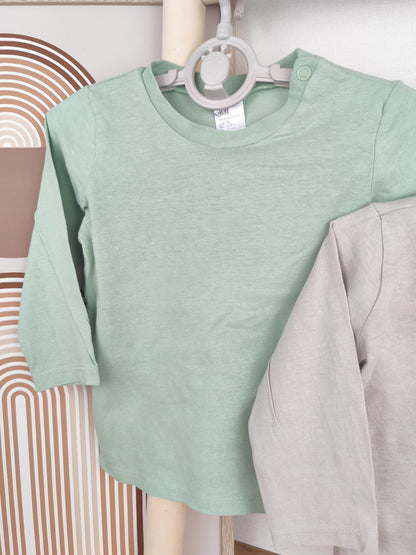 H&M 2 Langarmshirts - Größe 80