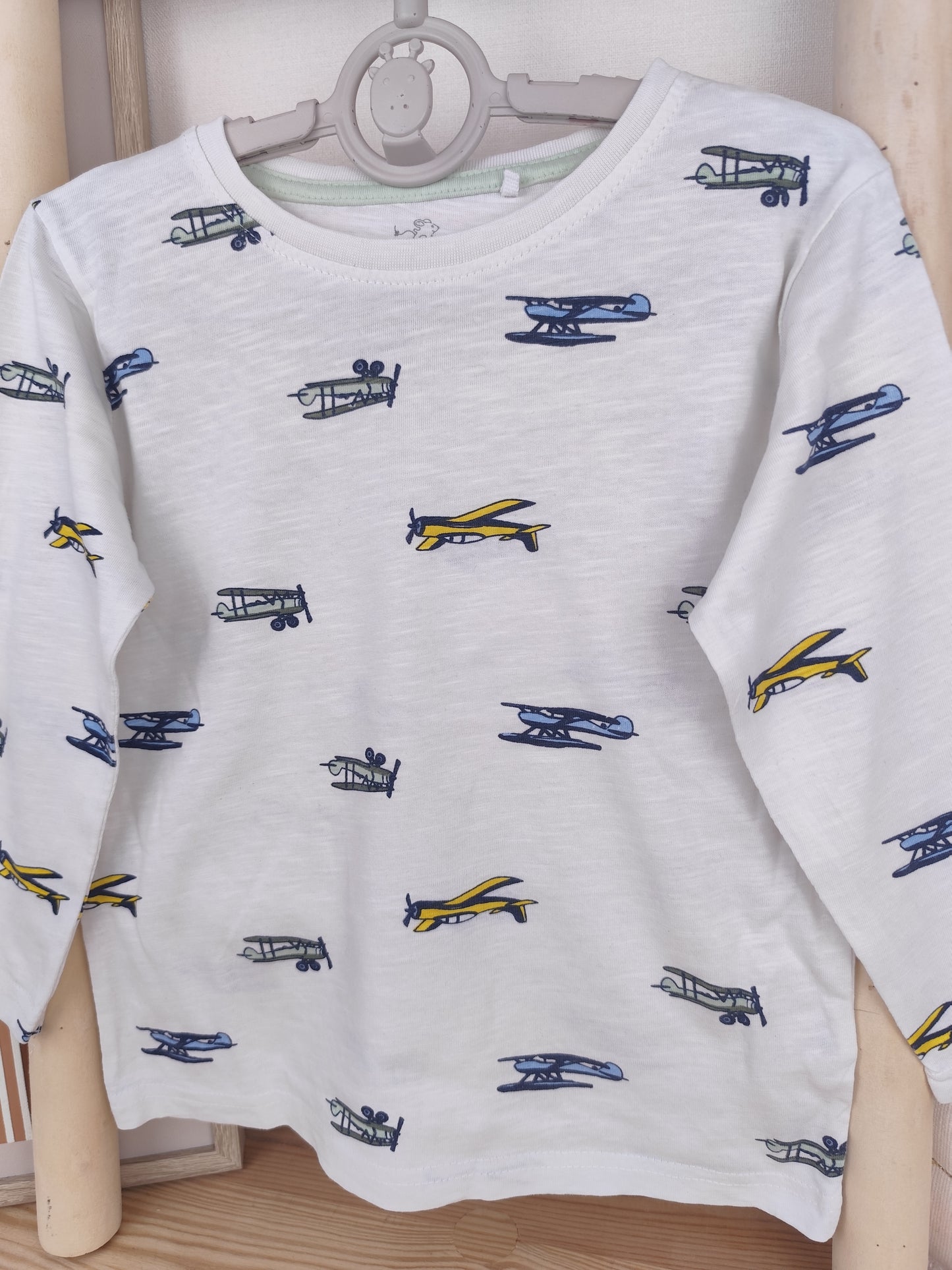 Topomini Langarmshirt - Flugzeuge - Größe 98