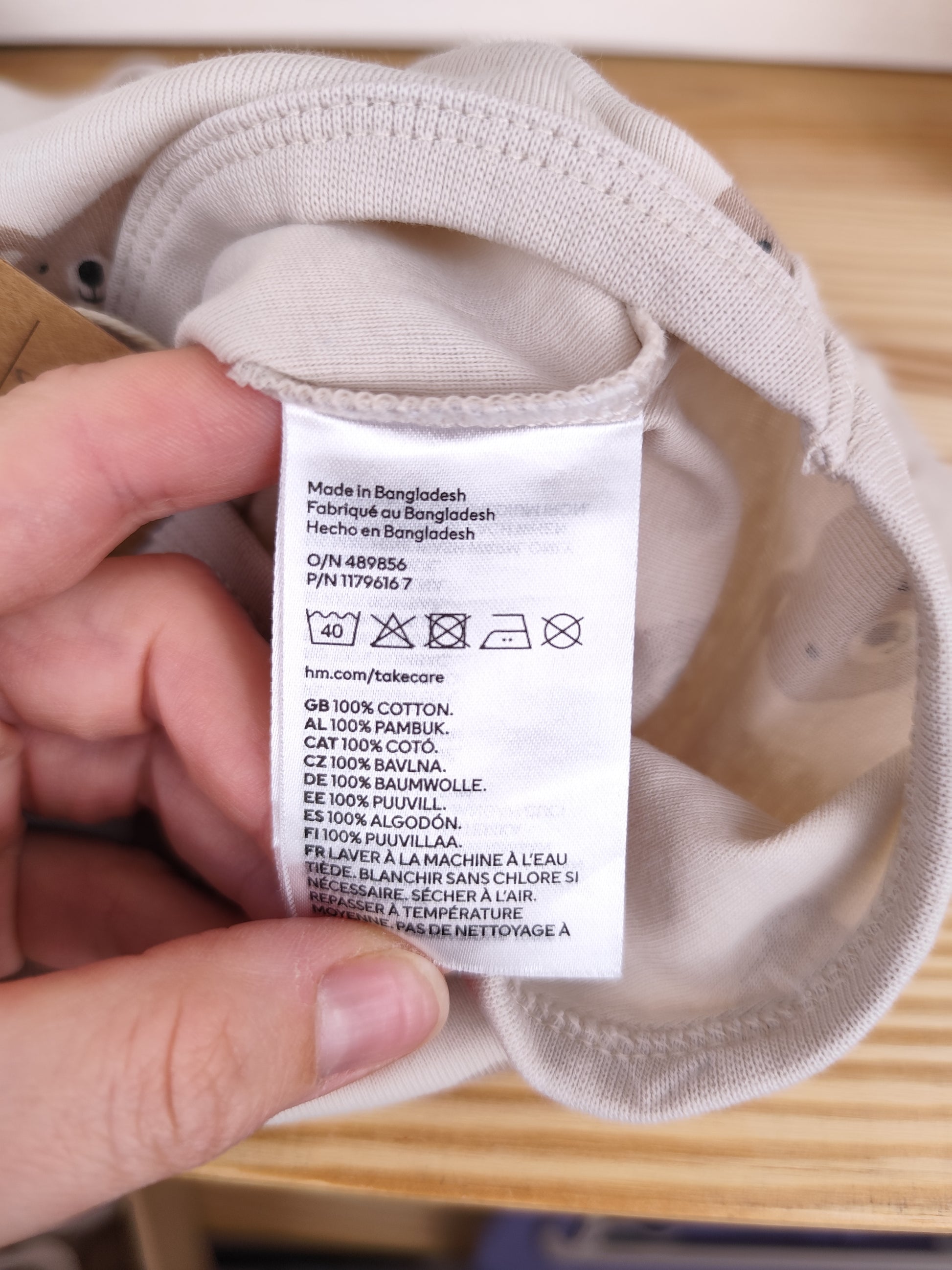 H&M Body - Bär - Größe 86