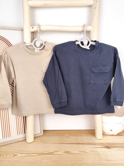 H&M 2 Langarmshirts - Größe 86