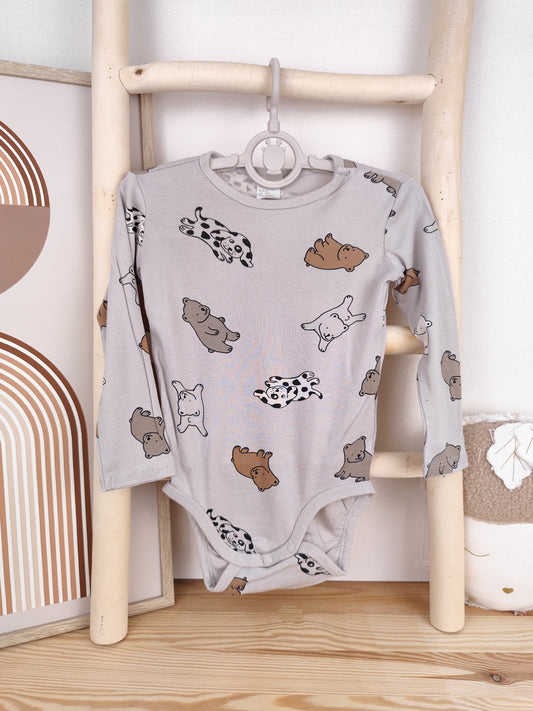 H&M Body - Hunde - Größe 86