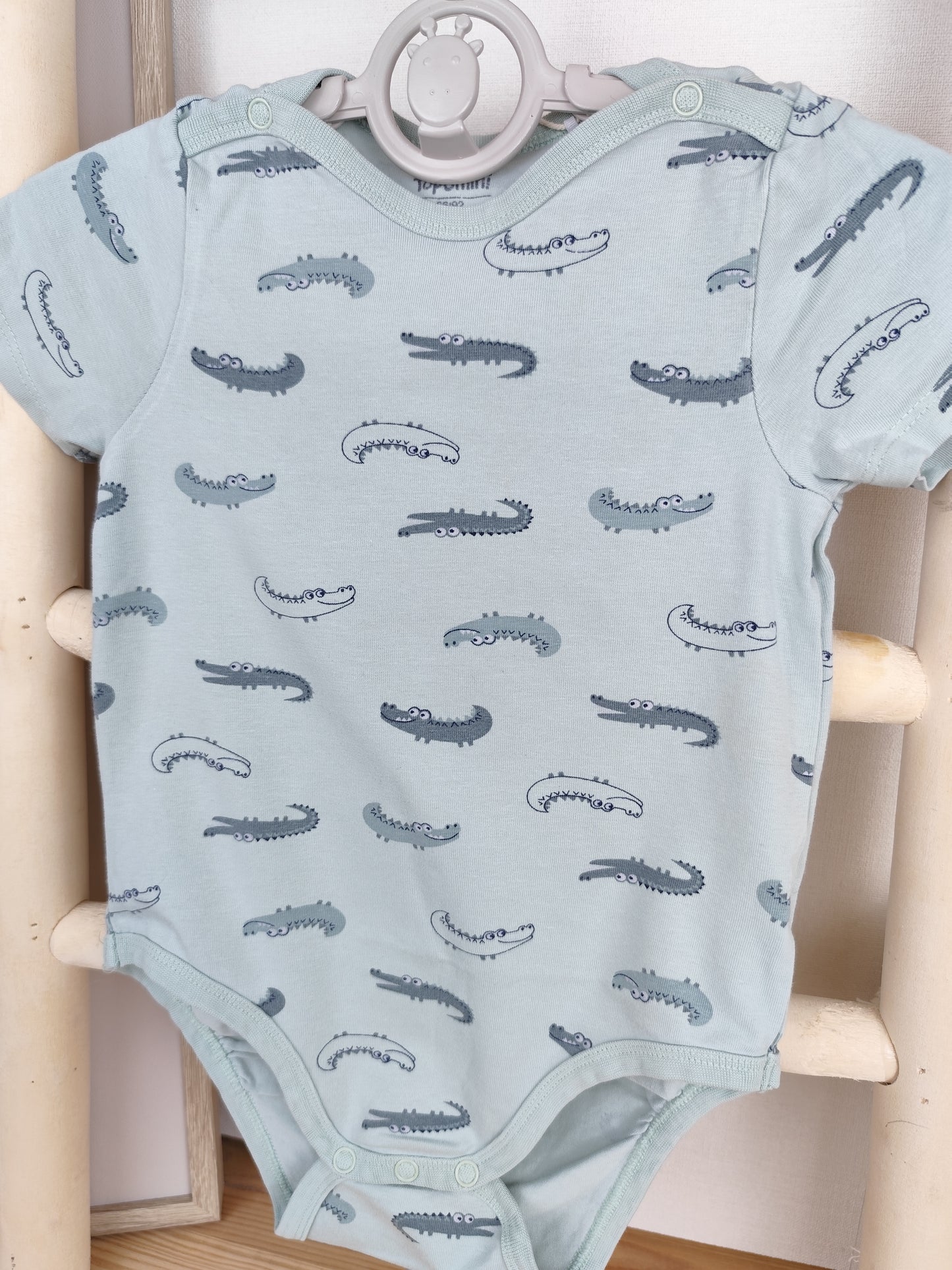 Topomini Body - kurzarm - Krokodil - Größe 86/92