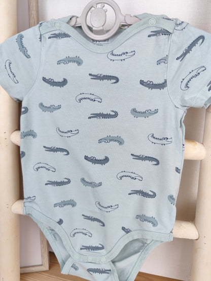 Topomini Body - kurzarm - Krokodil - Größe 86/92