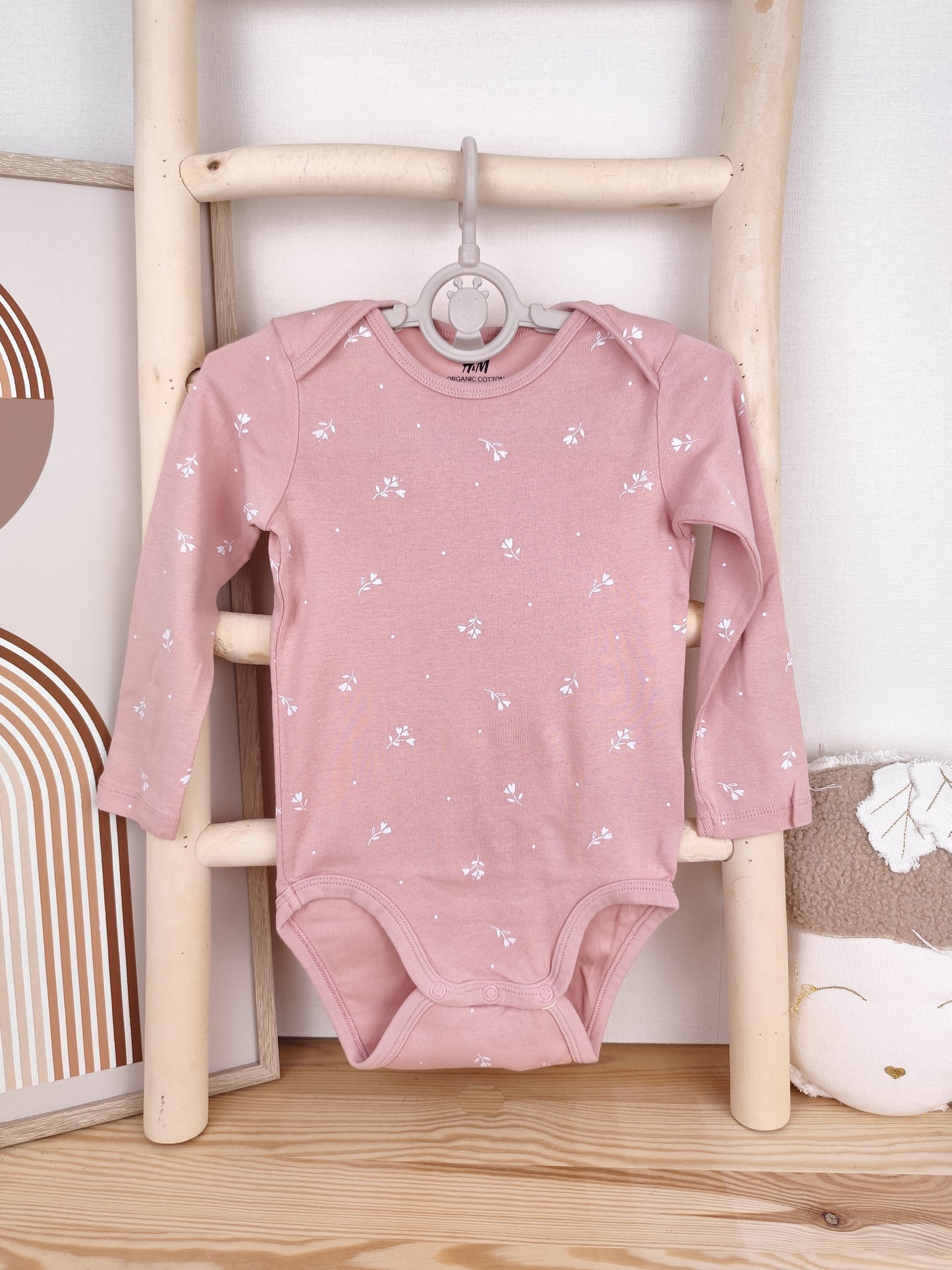 H&M Body - Blumen - Größe 86