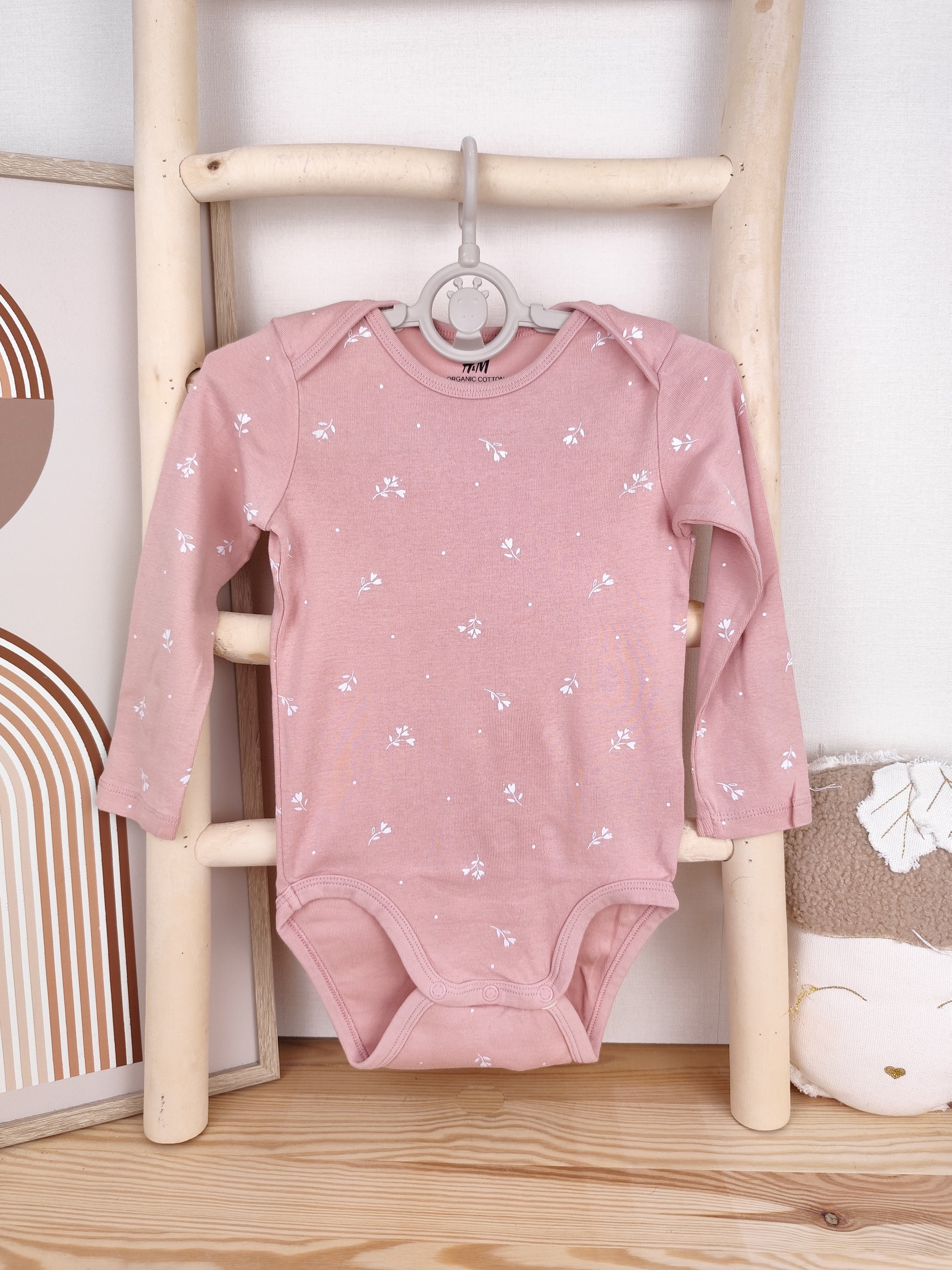 H&M Body - Blumen - Größe 86