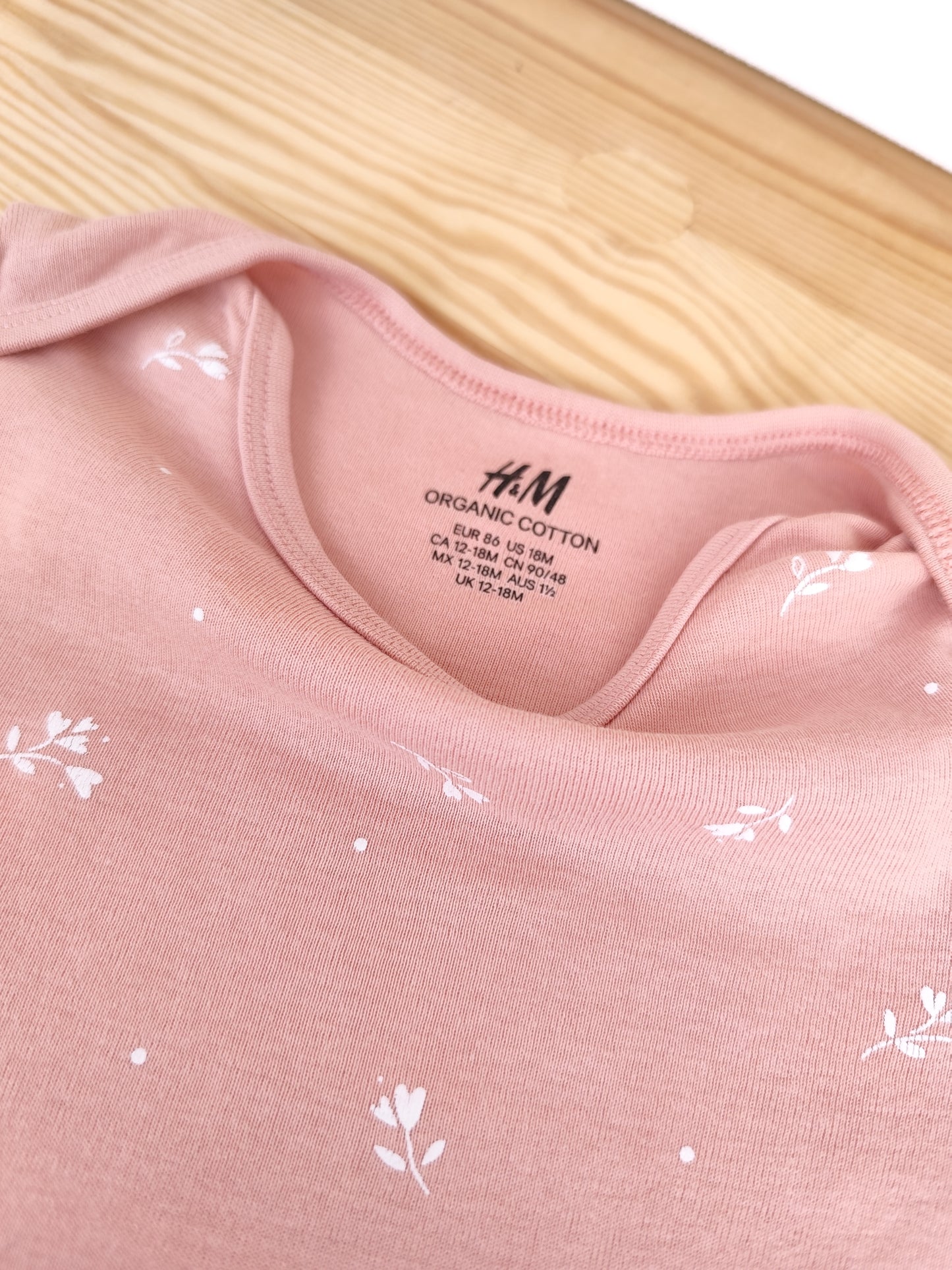 H&M Body - Blumen - Größe 86