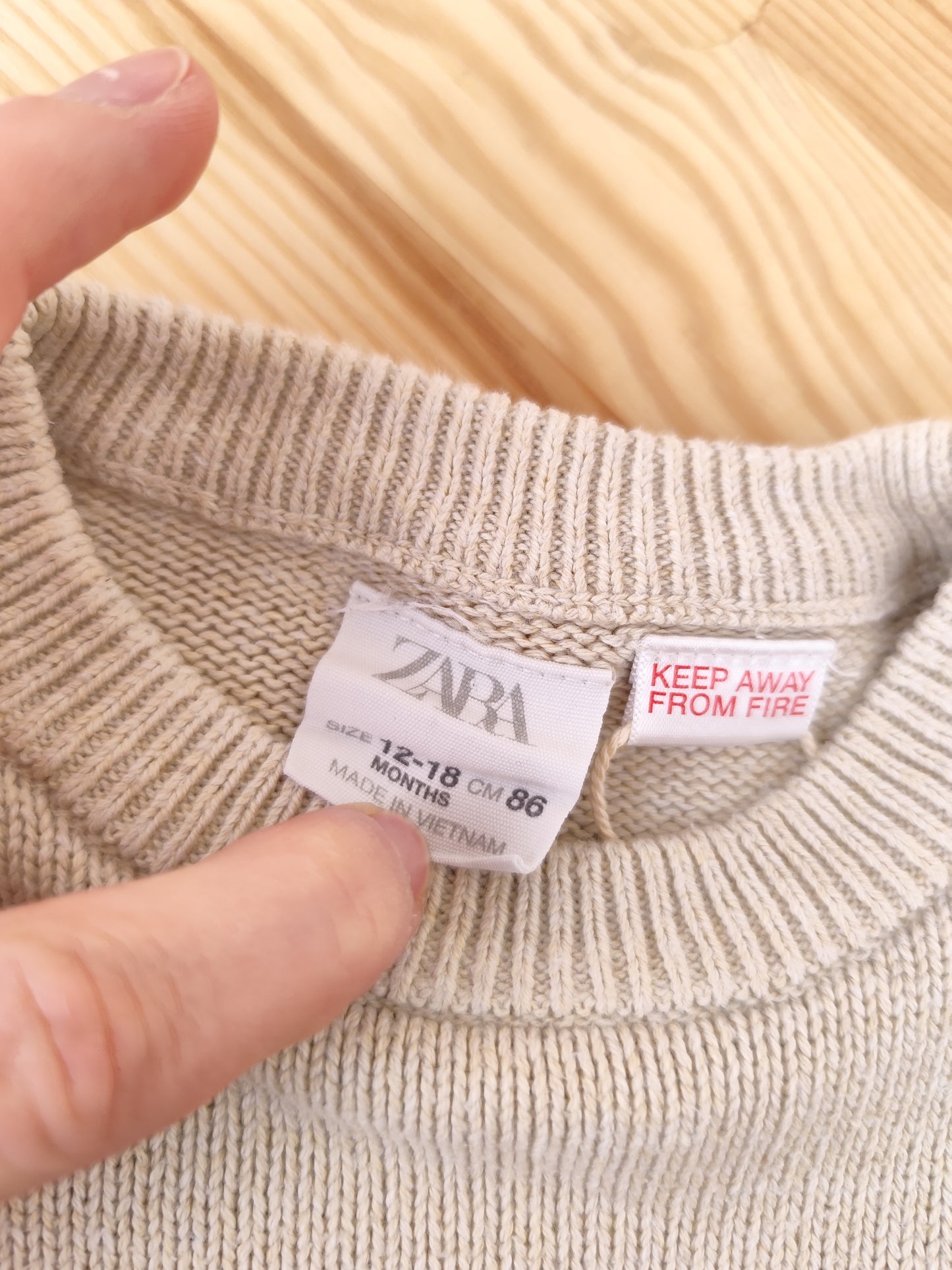 Zara Pullover - gestreift - Größe 86