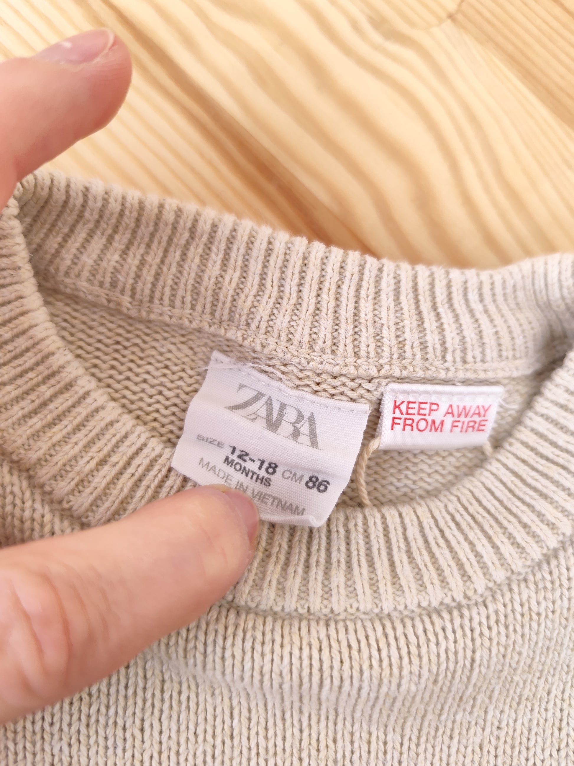 Zara Pullover - gestreift - Größe 86