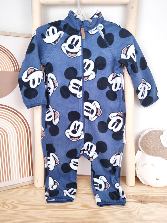 H&M Fleeceoverall - Mickey Mouse - Größe 86