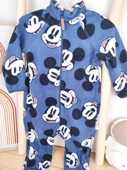 H&M Fleeceoverall - Mickey Mouse - Größe 86