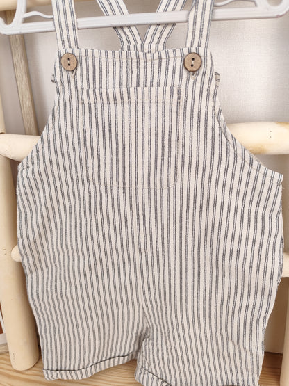 Staccato Latzhose - gestreift - Größe 86