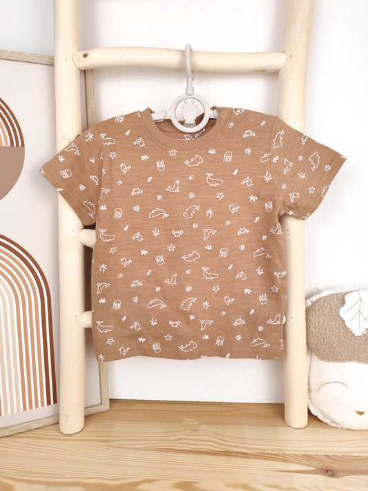 Topomini T-Shirt - Meerestiere - Größe 86