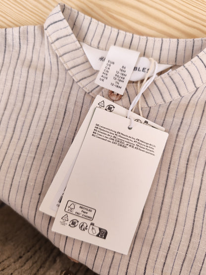 H&M Hemd - gestreift - Größe 86