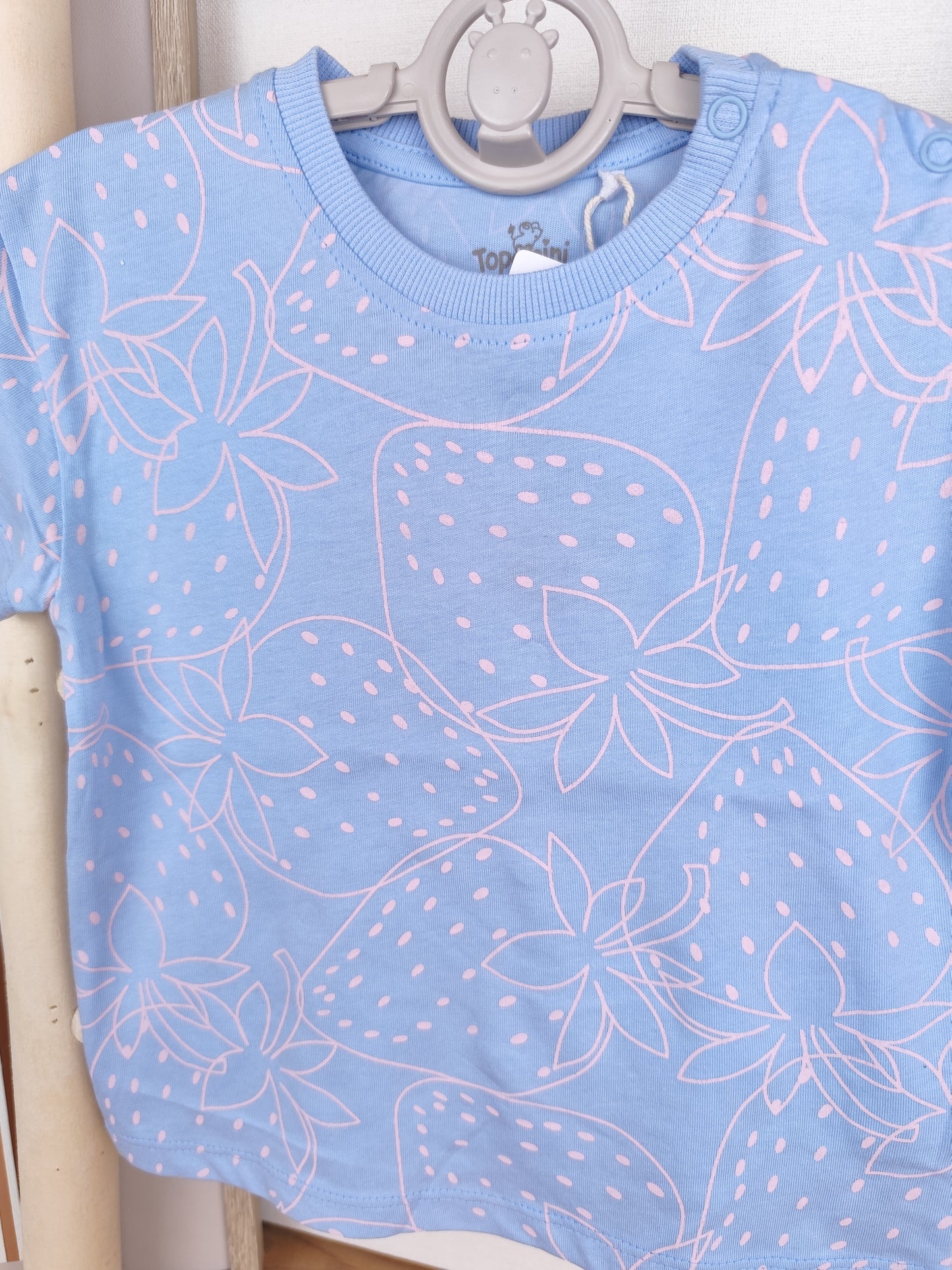 Topomini T-Shirt - Erdbeeren - Größe 86