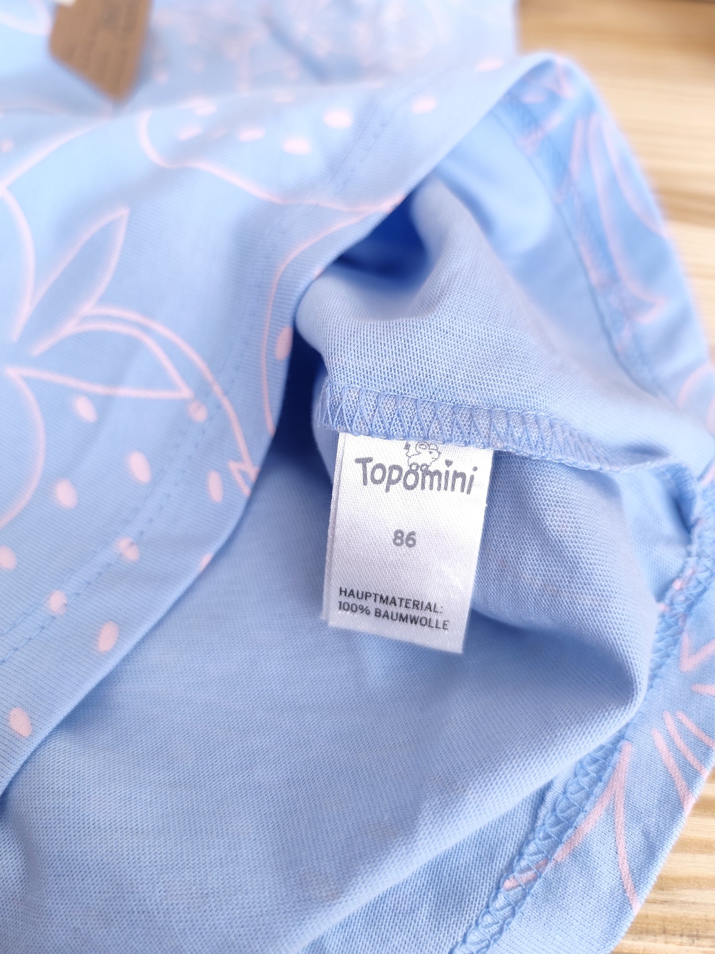 Topomini T-Shirt - Erdbeeren - Größe 86
