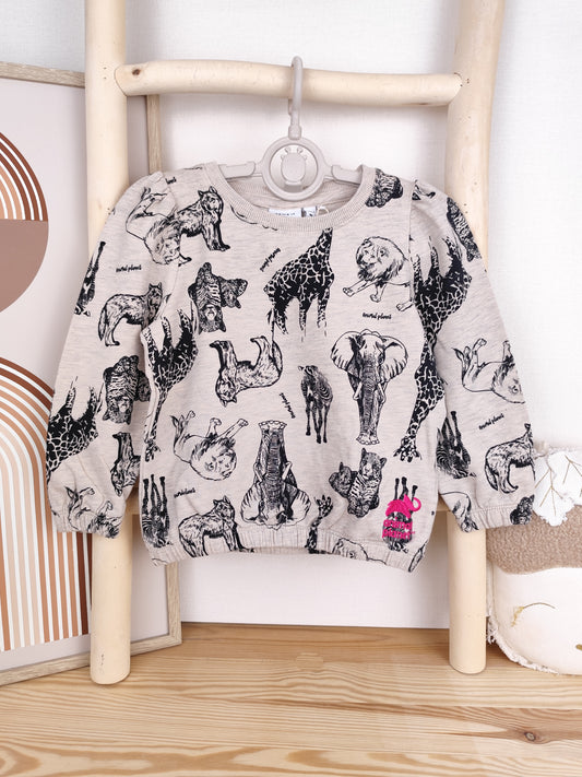 Name It Pullover - Tiermotiv - Größe 86