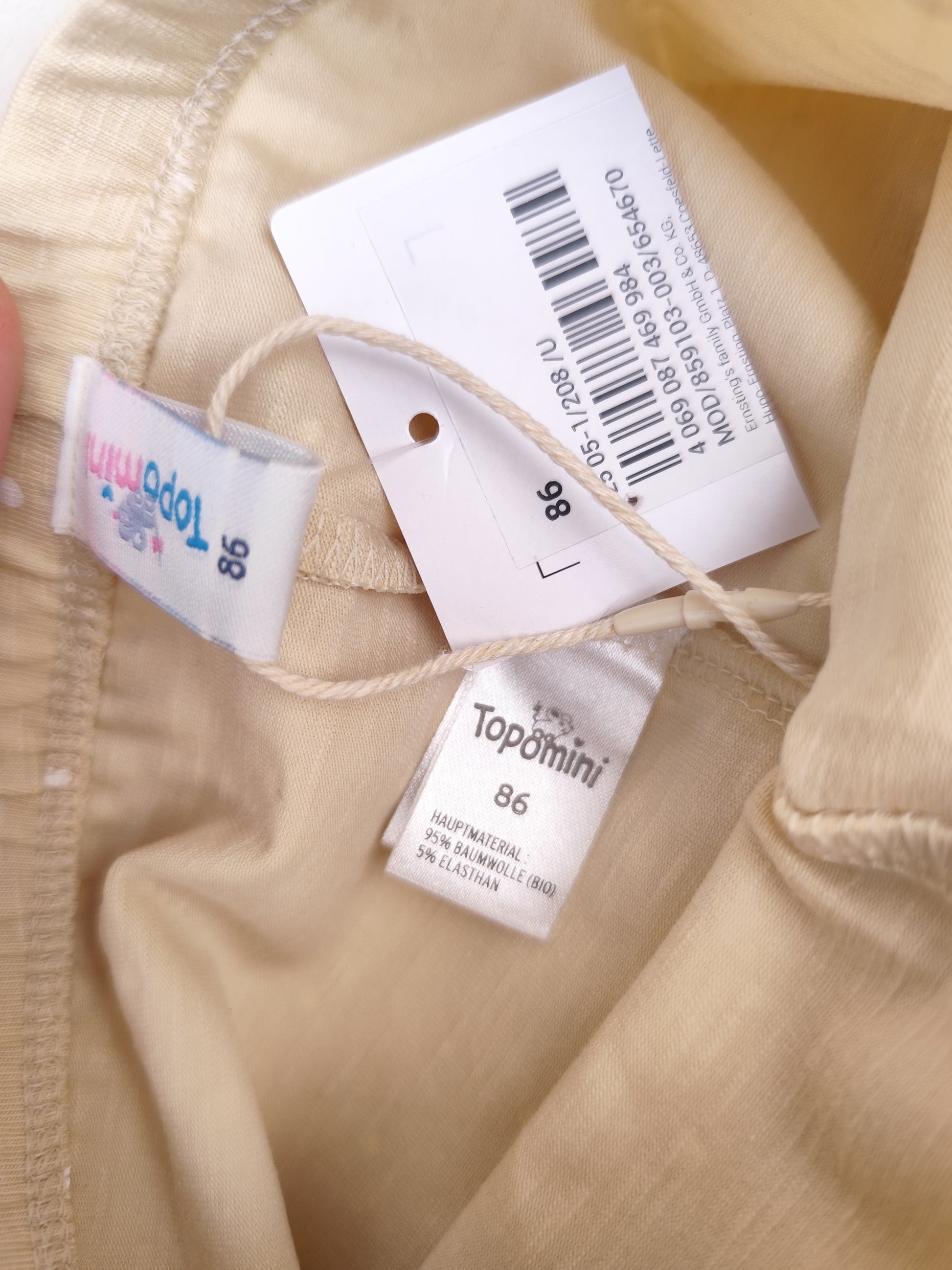 Topomini Shorts - gepunktet - Größe 86 (B-Ware)